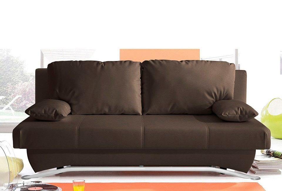 schlafsofa braun