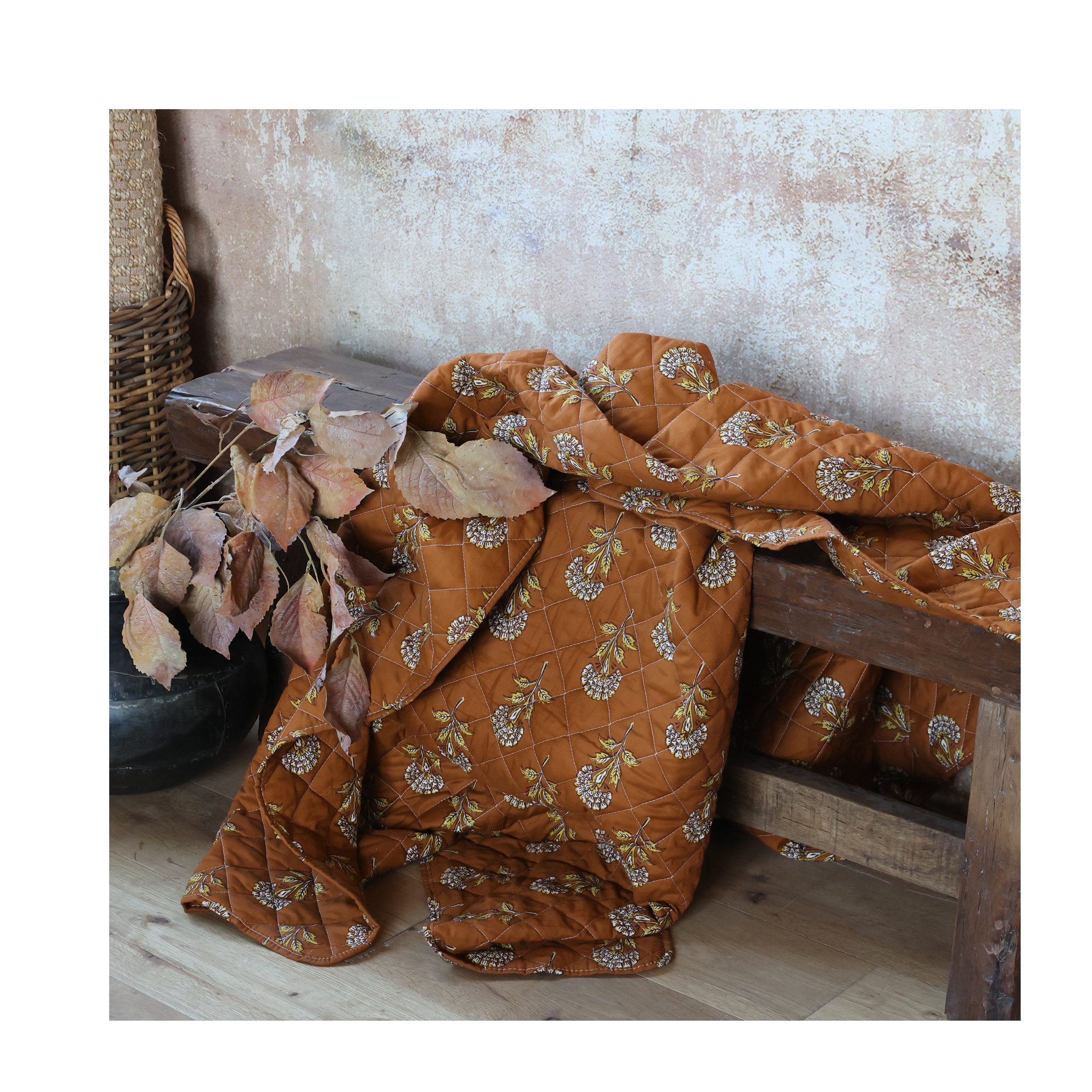 Chic Antique Tagesdecke Chic Antique Aix Quilt mit Blumenmuster