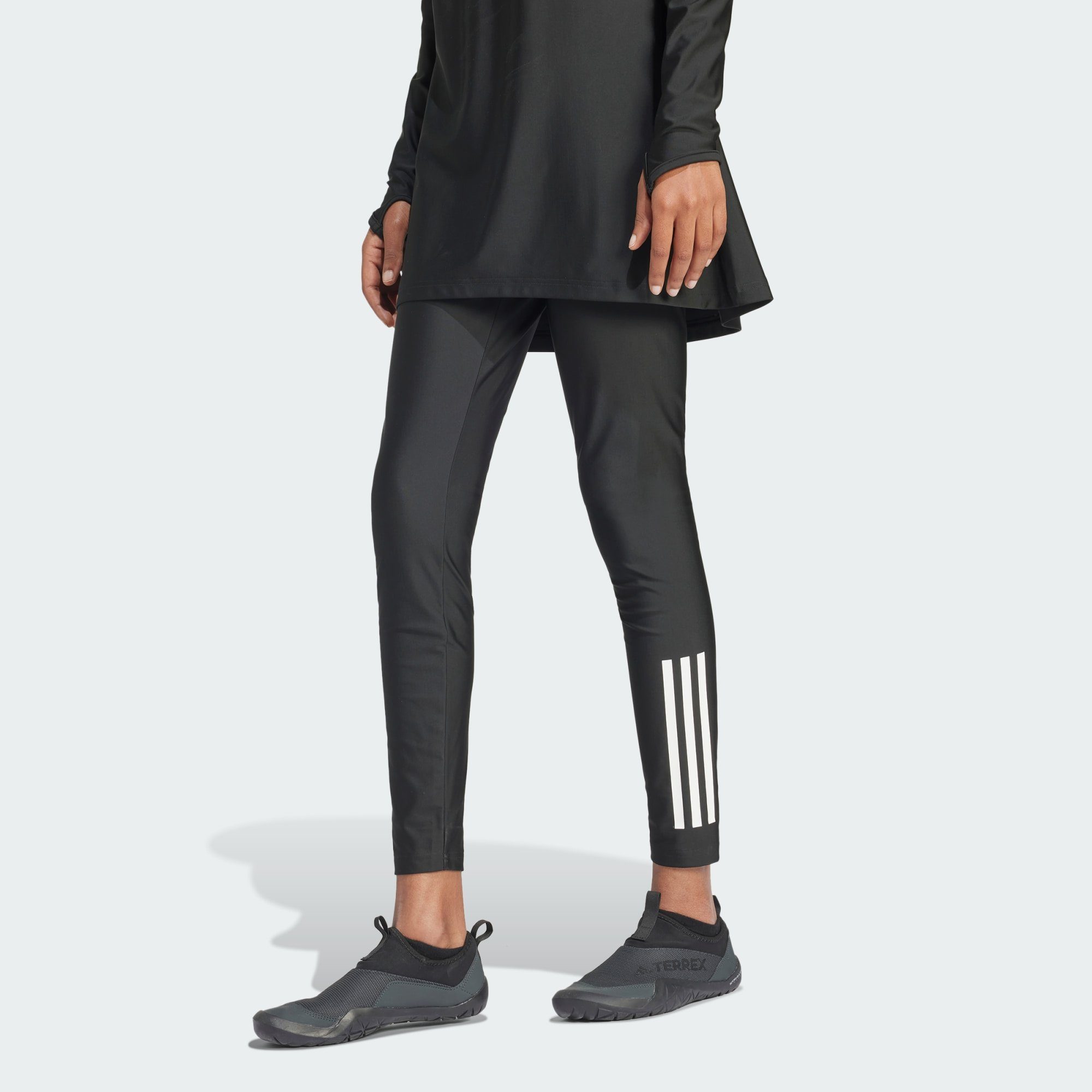 adidas Performance Badeanzug 3-STREIFEN SCHWIMMLEGGINGS (1-St) günstig online kaufen