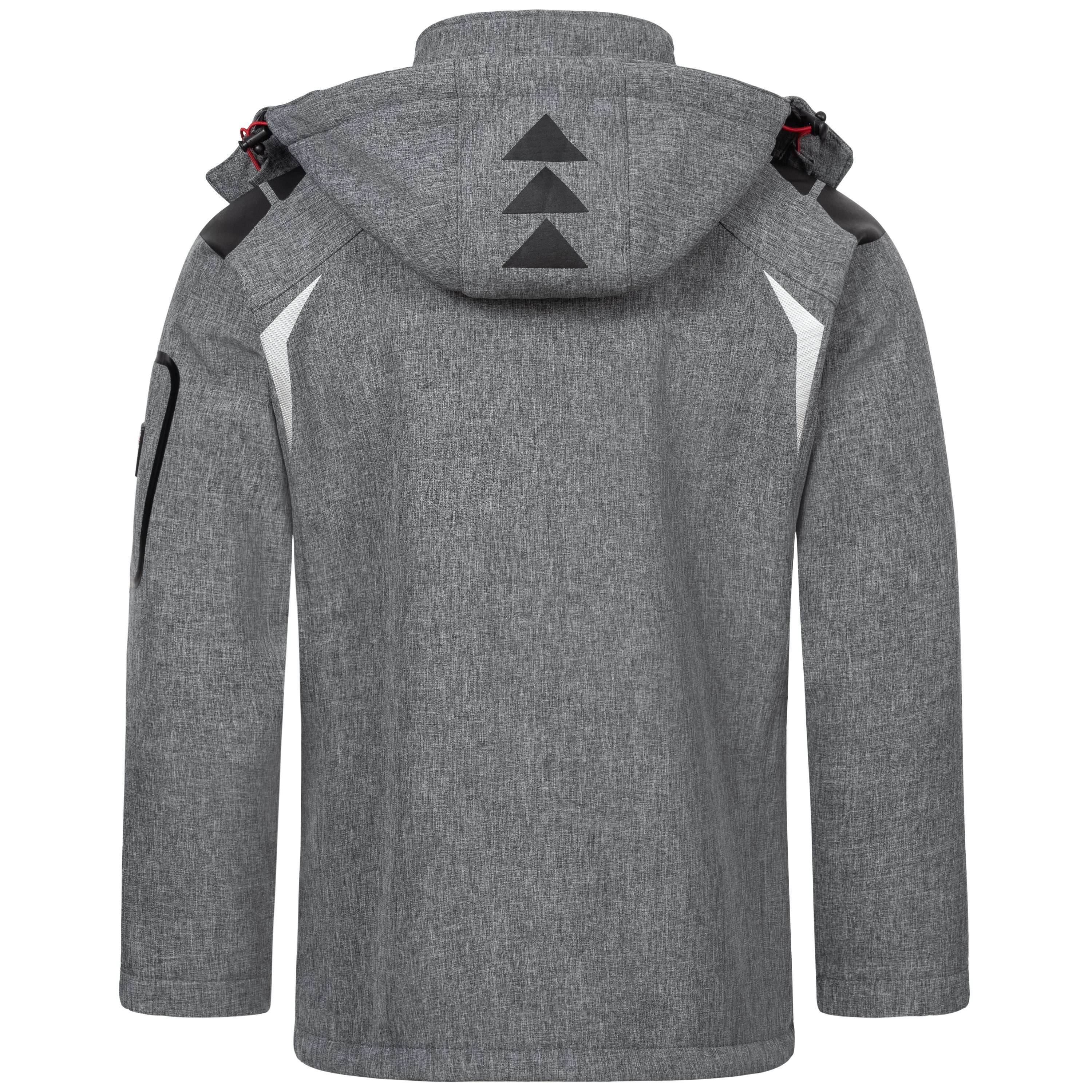 Geographical Norway Softshelljacke Herren Damen Übergangsjacke Wind Wasser Abweisend Jacke Frühling Elastisches Material, Bewegungsfreundlich, Leichtes Material