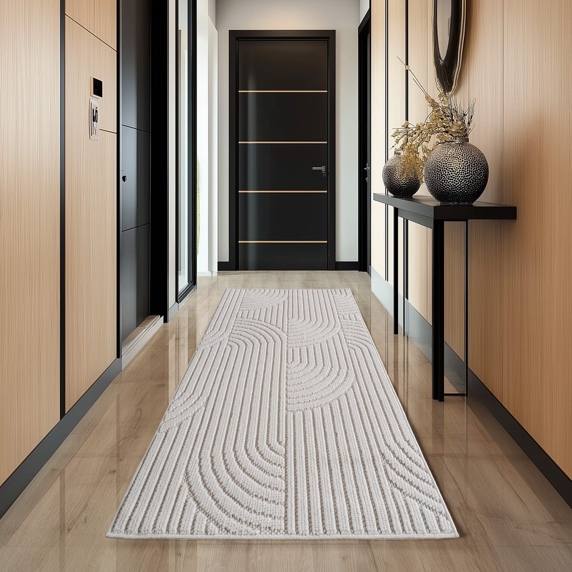 Ayyildiz Teppiche Teppich HELIX 2201, auch als Läufer und Rund erhältlich, rechteckig, Höhe: 7 mm, 3D-Effekt durch Cut-Loop-Webtechnik, Woll-Optik, Bouclé, Wohnzimmer