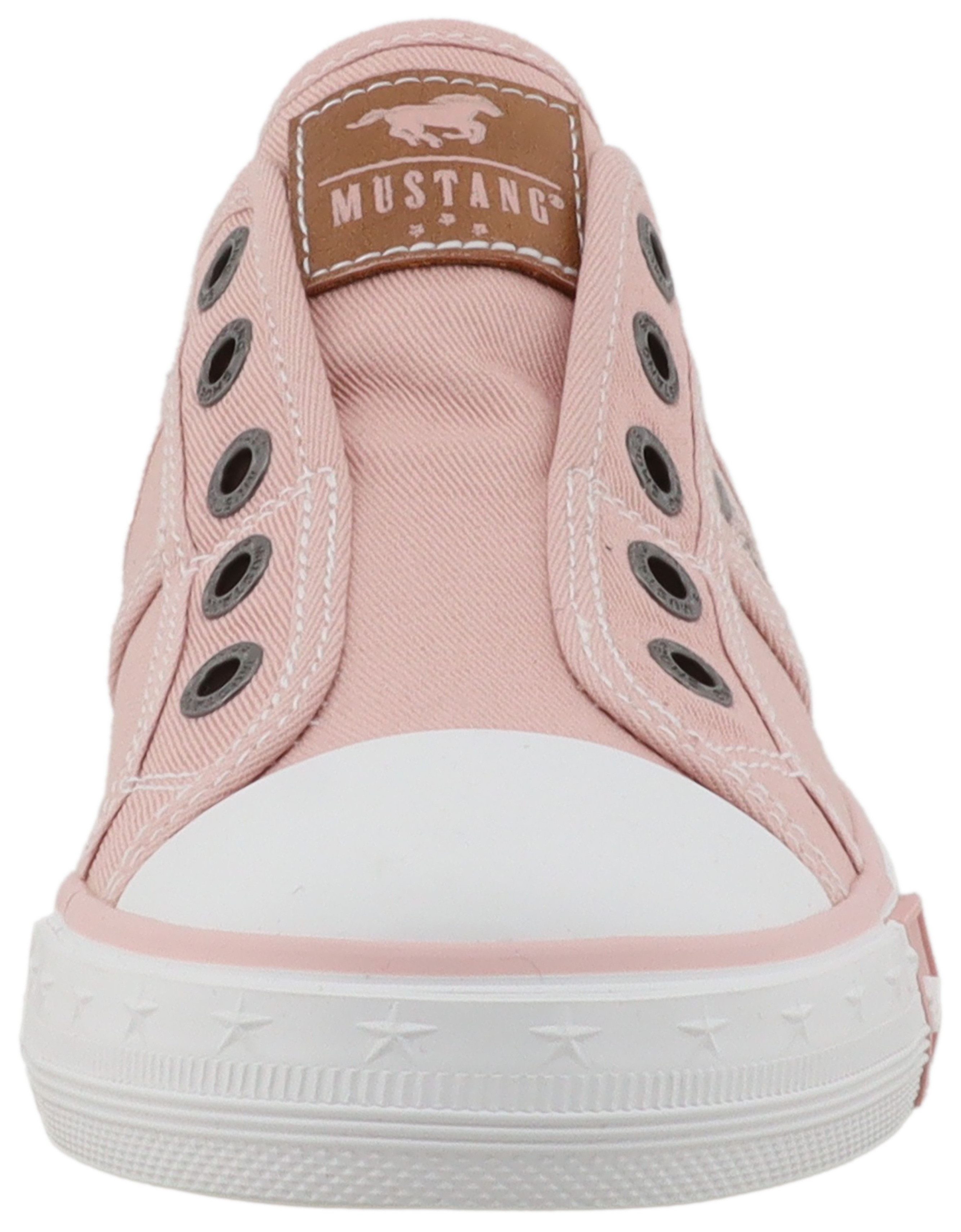 Mustang Shoes Gaspare Slip-On Sneaker Freizeitschuh, Slipper, Halbschuh mit Kontrastnähten