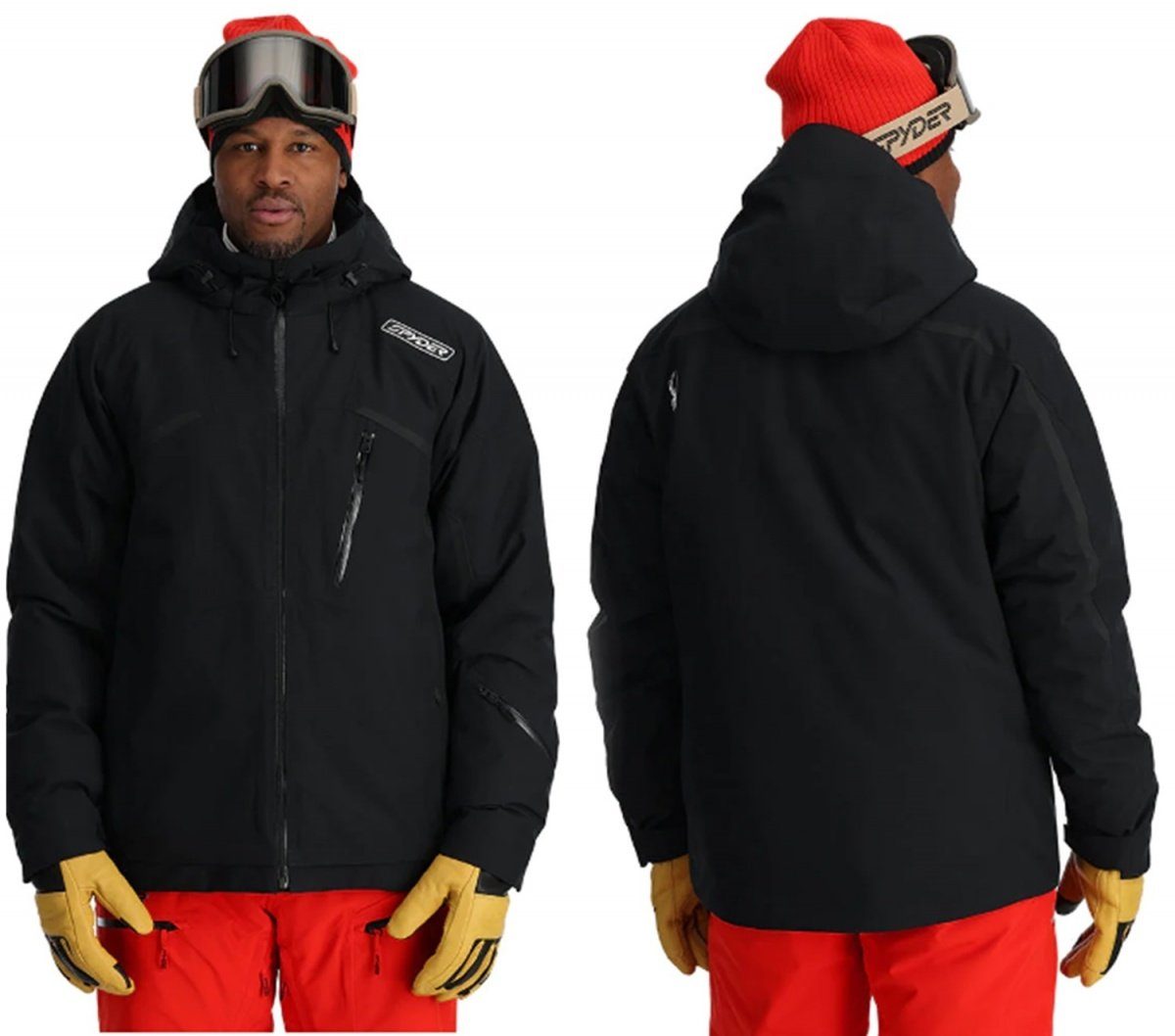 Spyder Skijacke Spyder Leader Jacket Herren Skijacke Winterjacke 38SA075324 BLK Black