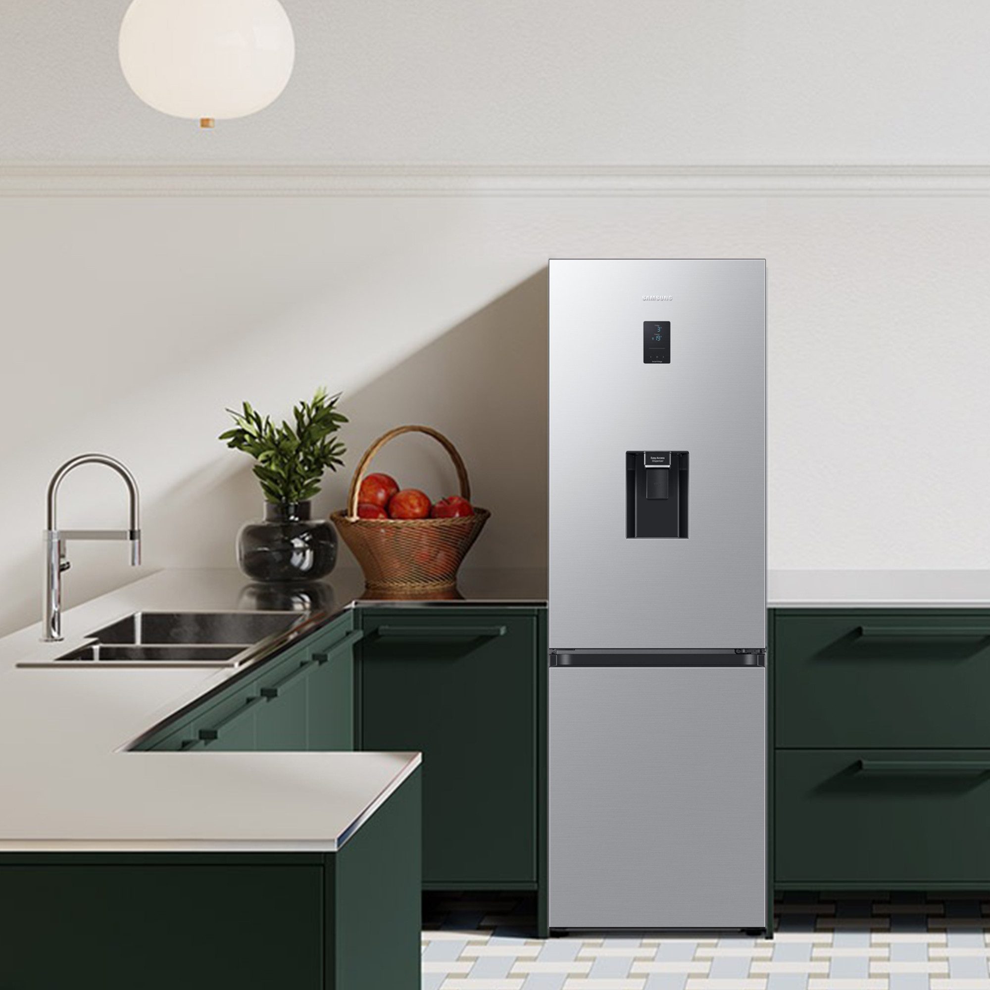 Samsung Kühl-/Gefrierkombination 7300 Serie RL34C652CSA, 185,3 cm hoch, 59,5 cm breit, No Frost sowie Wifi & AI Energy Mode (SmartThings) – Bild 5 von 5