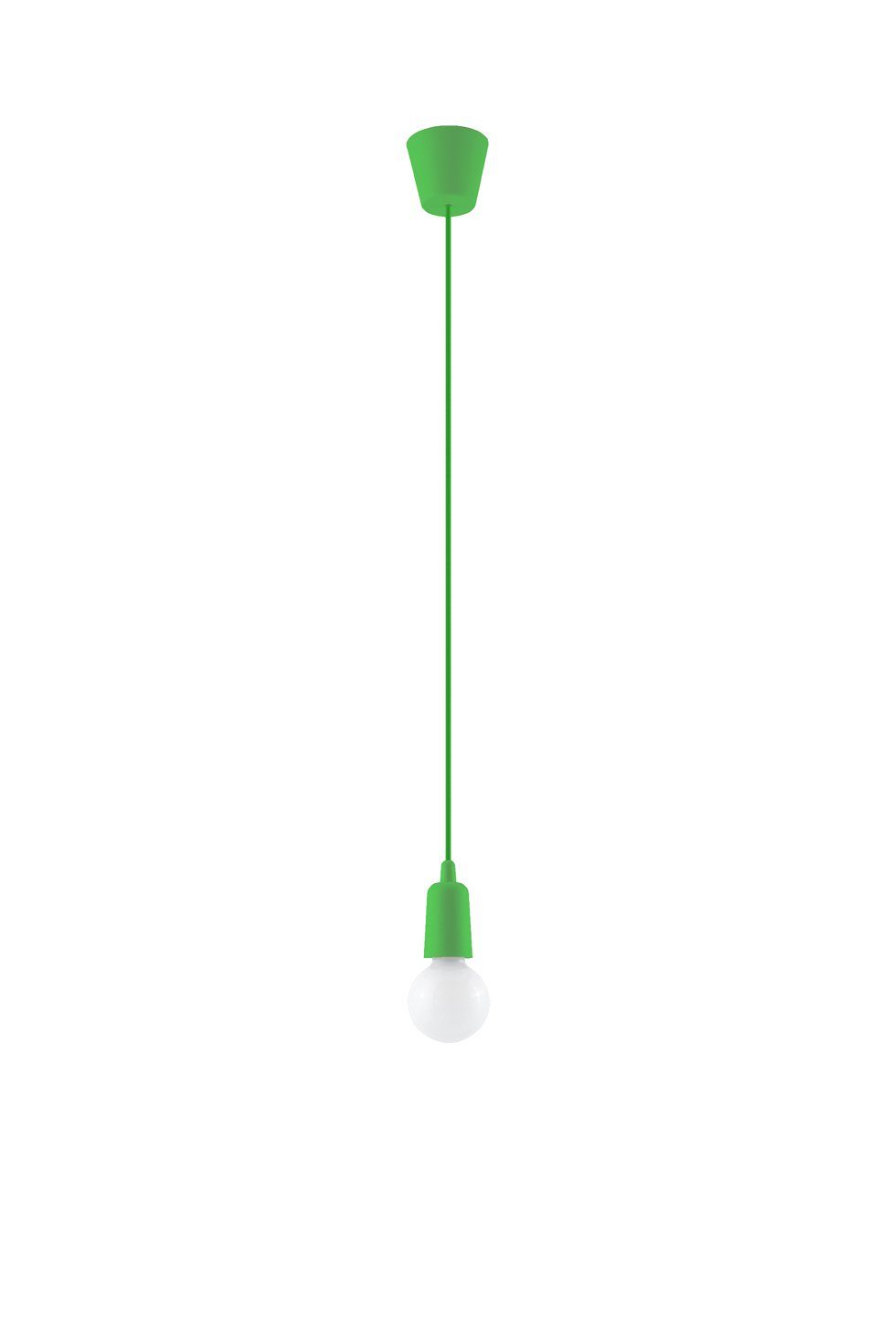Kinder Licht-Erlebnisse Jugendzimmer Leuchtmittel, NESSA, bis Grün E27 90cm Retro Hängelampe verstellbar Pendelleuchte ohne