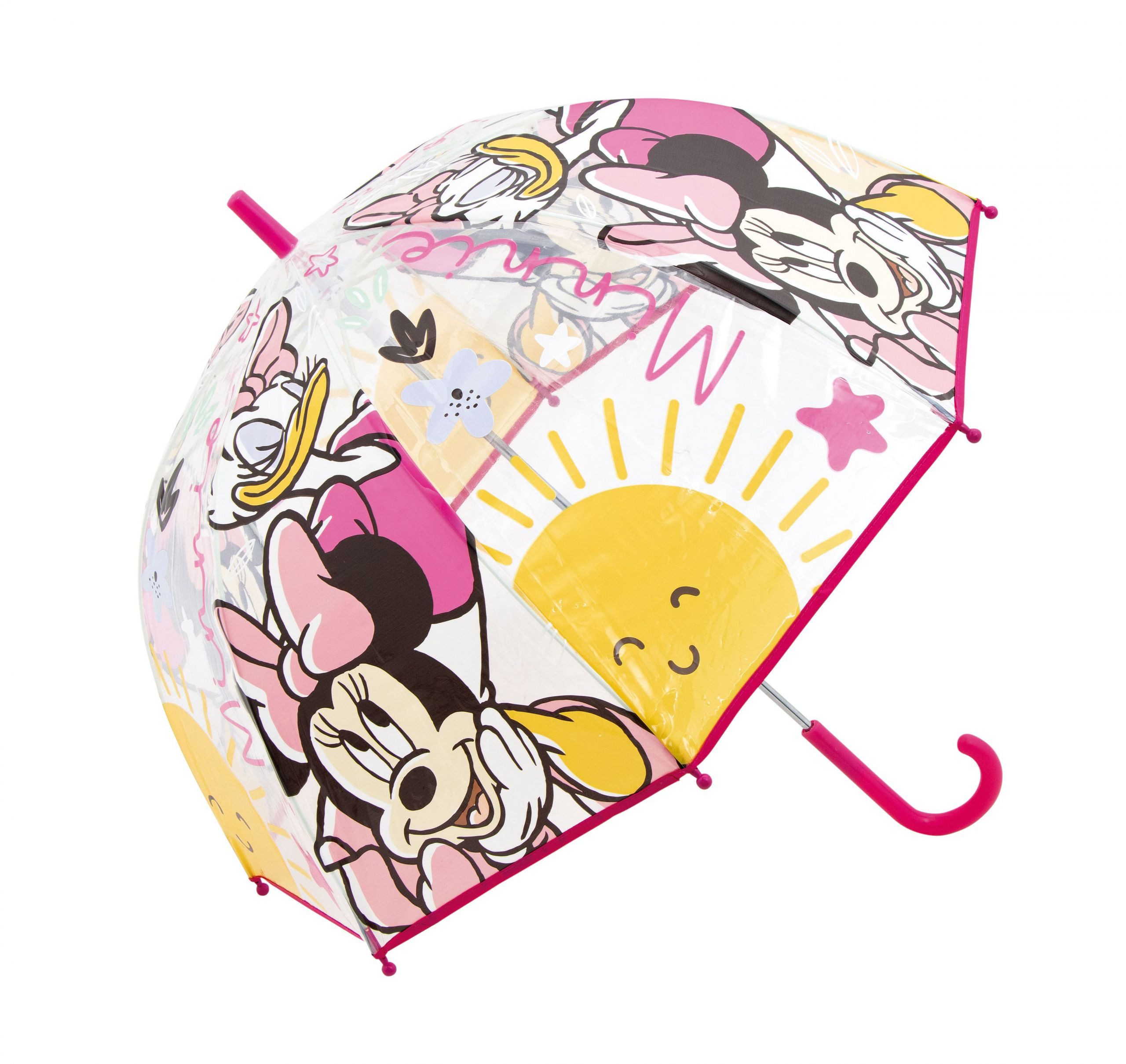 Disney Minnie Mouse Stockregenschirm Minnie Mouse & Daisy, Kinder Regenschirm Kuppelschirm Ø 68