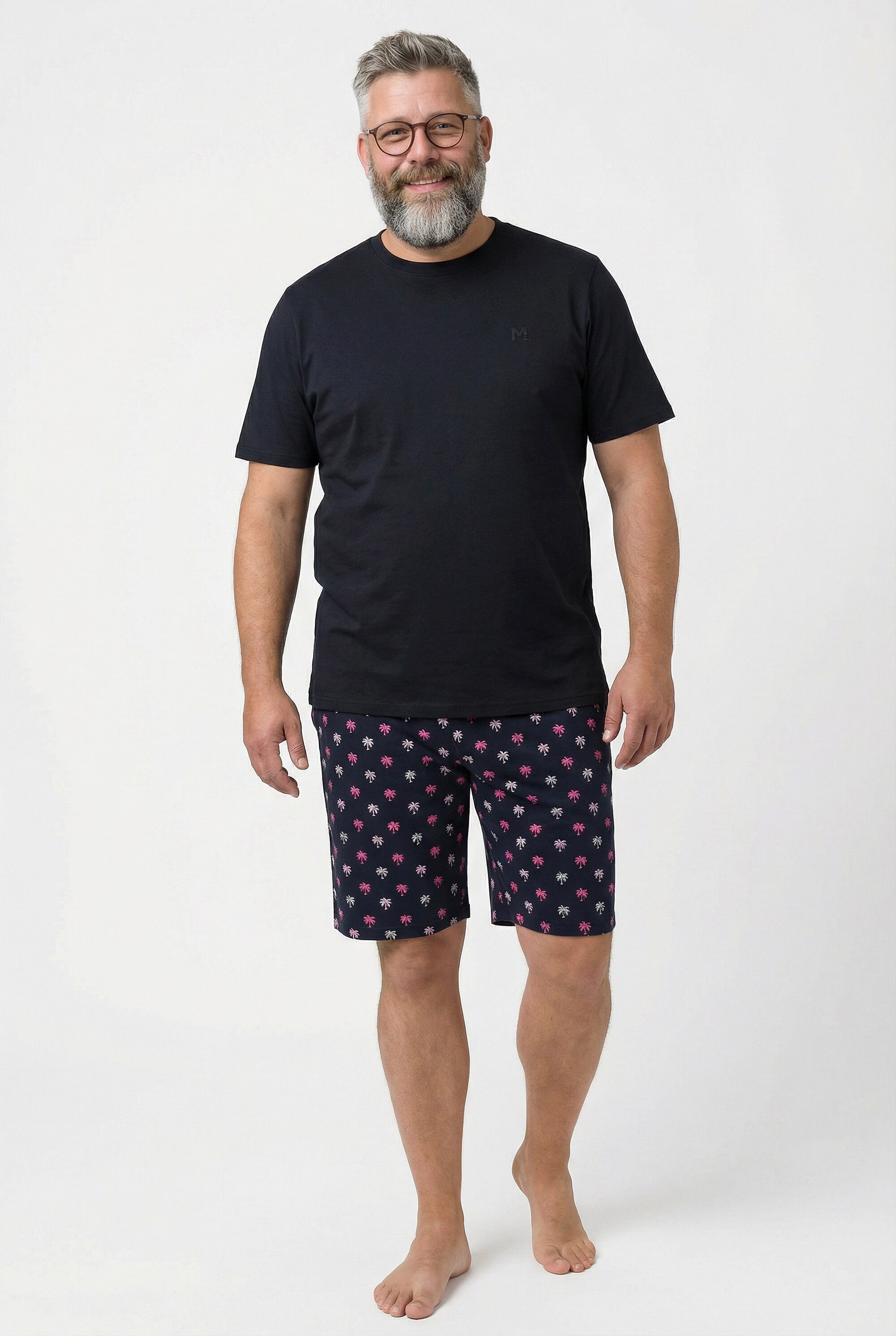 Men Plus Schlafanzug Schlafanzug Zweiteiler kurze Form bis 8 XL