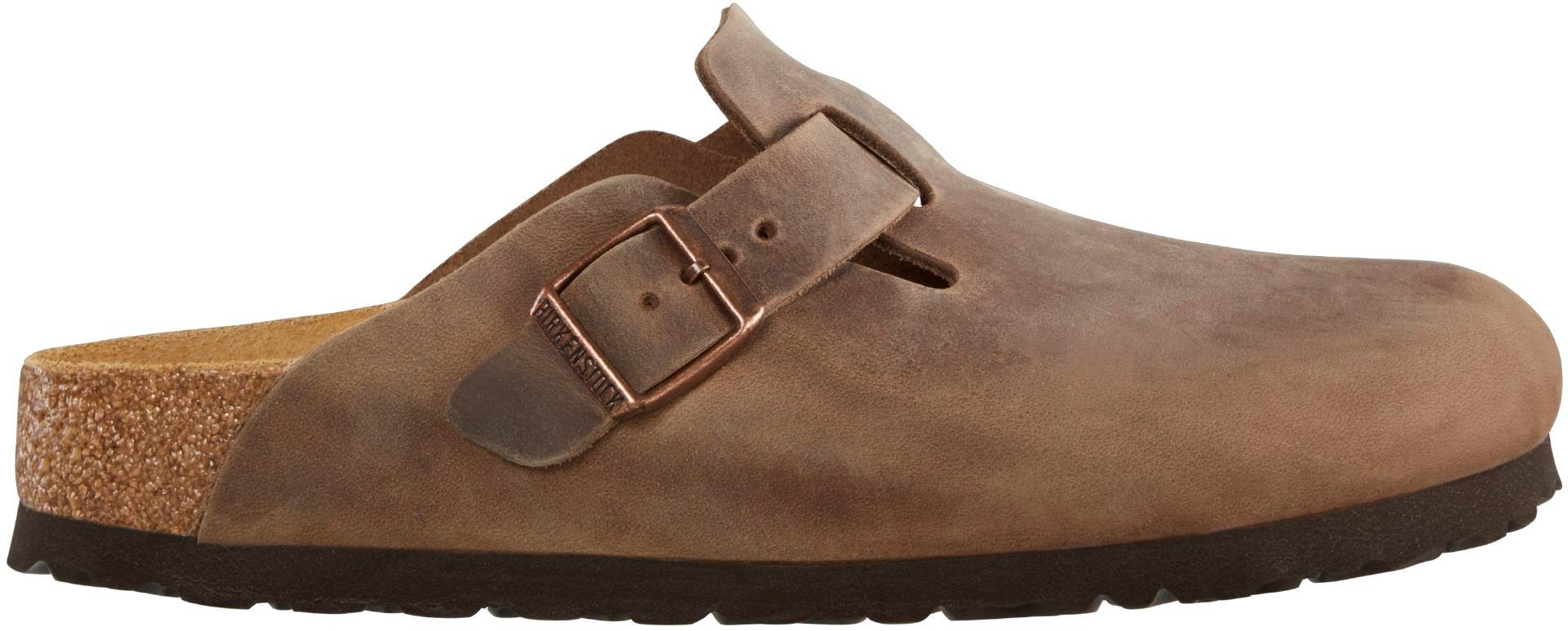 Birkenstock BIRKENSTOCK Clog Boston tabacco brown Nubukleder 960811 + 960813 Pantoffel