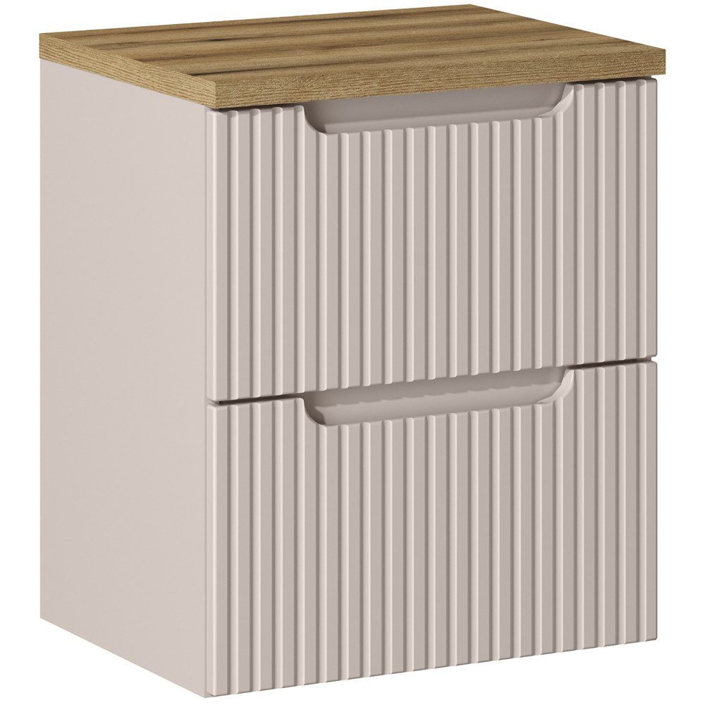 Lomadox Waschbeckenschrank NEWPORT-56-CASHMERE Waschtischunterschrank 50cm günstig online kaufen