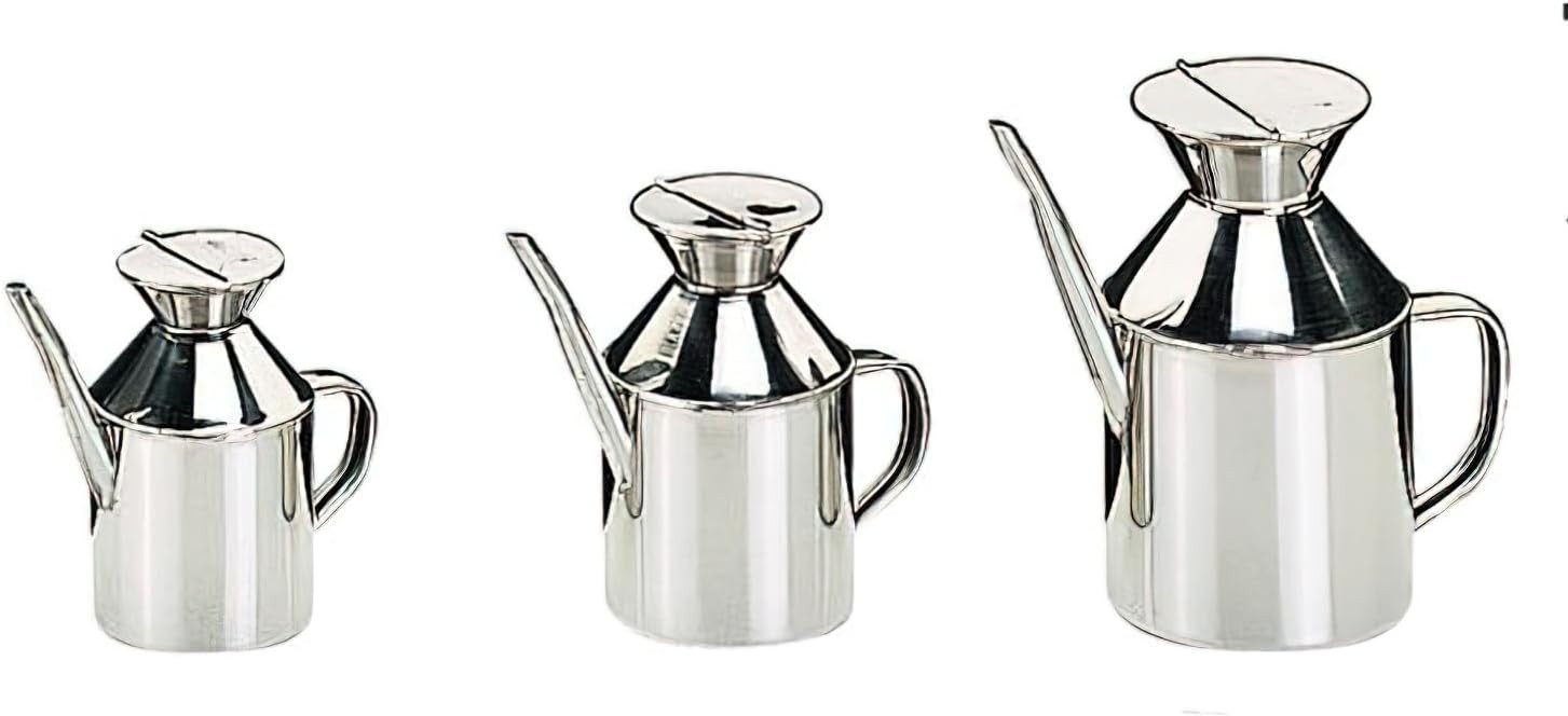 Ibili Ölkanne Ölkanne Speiseölkanne 0,5L Edelstahl 15 x 13 x 7 cm, 0,5 l – Bild 2 von 5