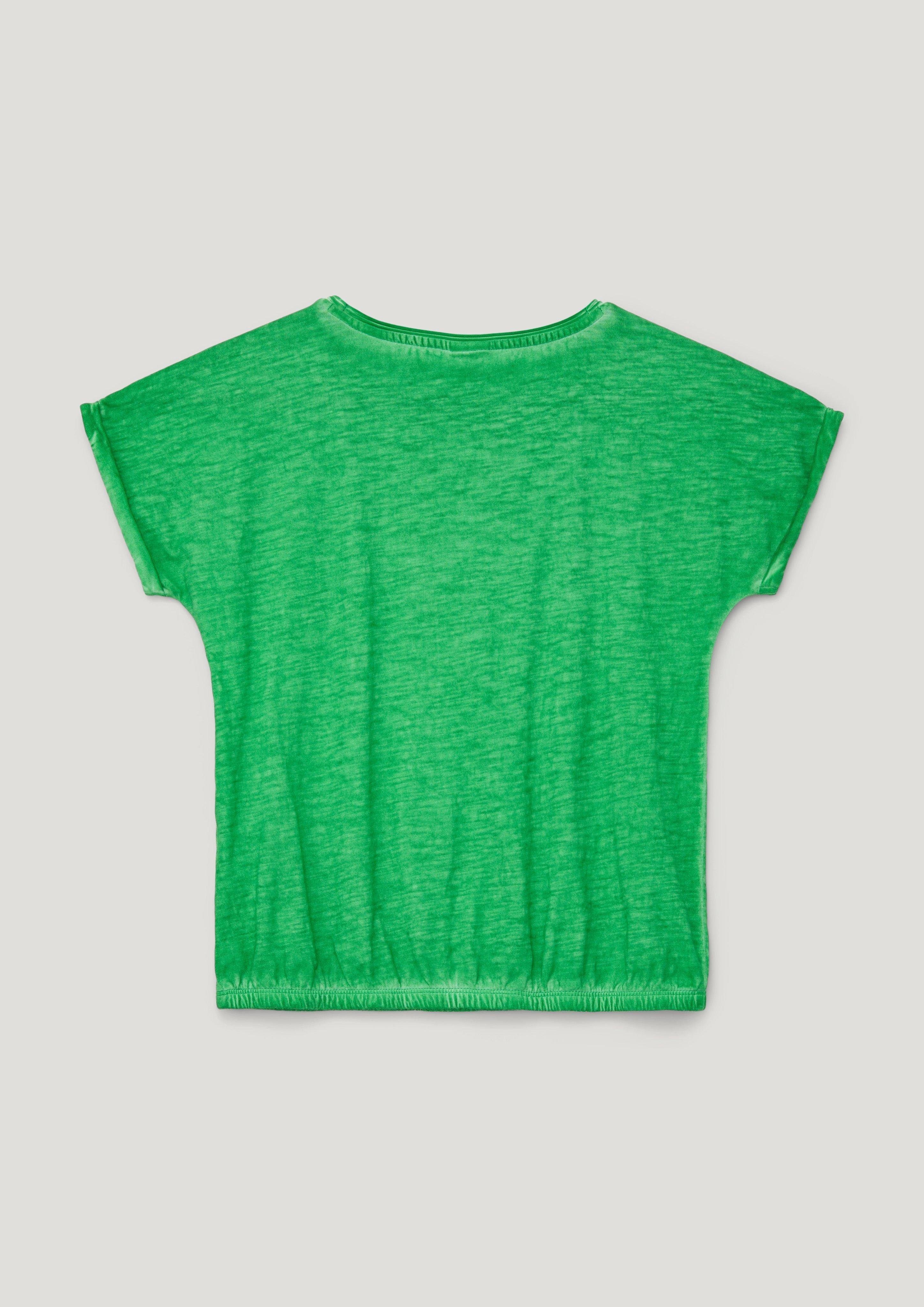 s.Oliver grün aus Kurzarmshirt T-Shirt Baumwolle