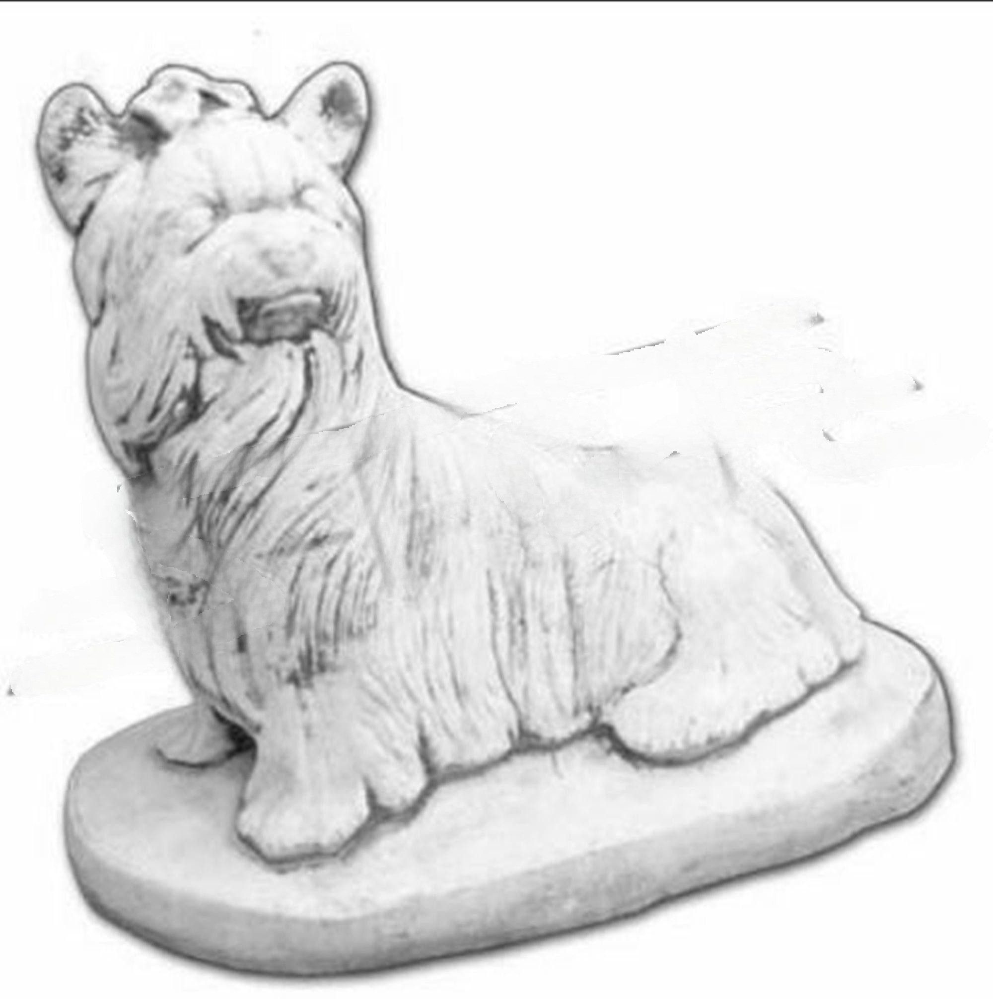 Tierfigur Garten Deko Hund Statue Skulptur Designer Figur Statuen