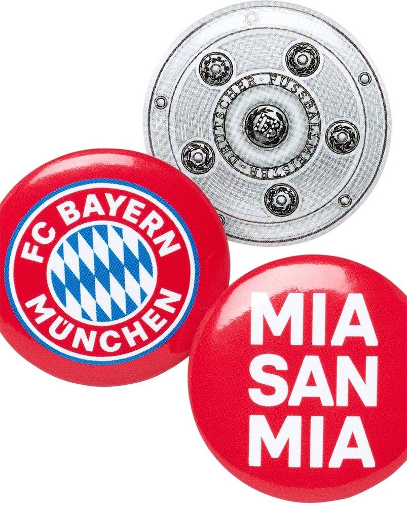 FC Bayern München Button Button 3er-Set