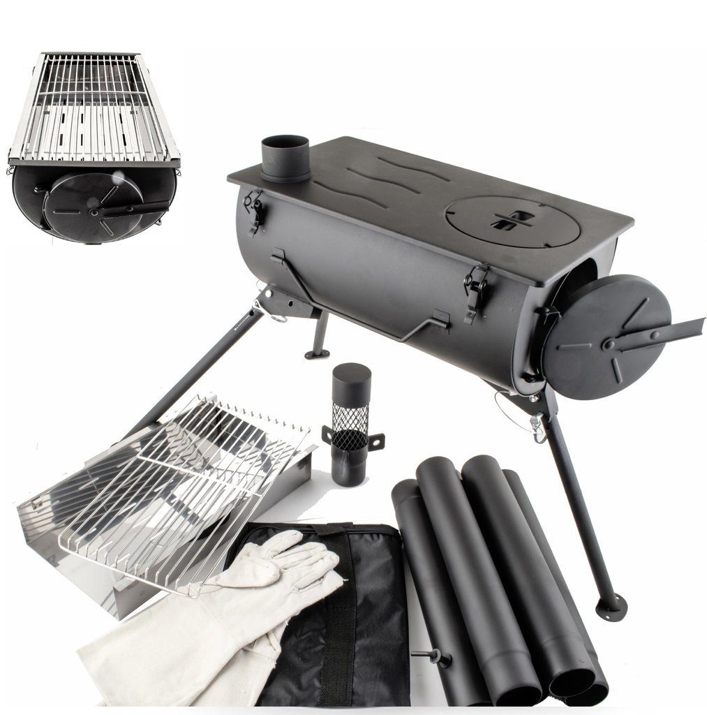 NJ The right choice Feuerstelle WMCP03, (Camping Holzofen Zeltheizung Terrassenofen Gartenkamin), Camping Holzofen Zeltheizung Terrassenofen Kaminofen Heizung Grill
