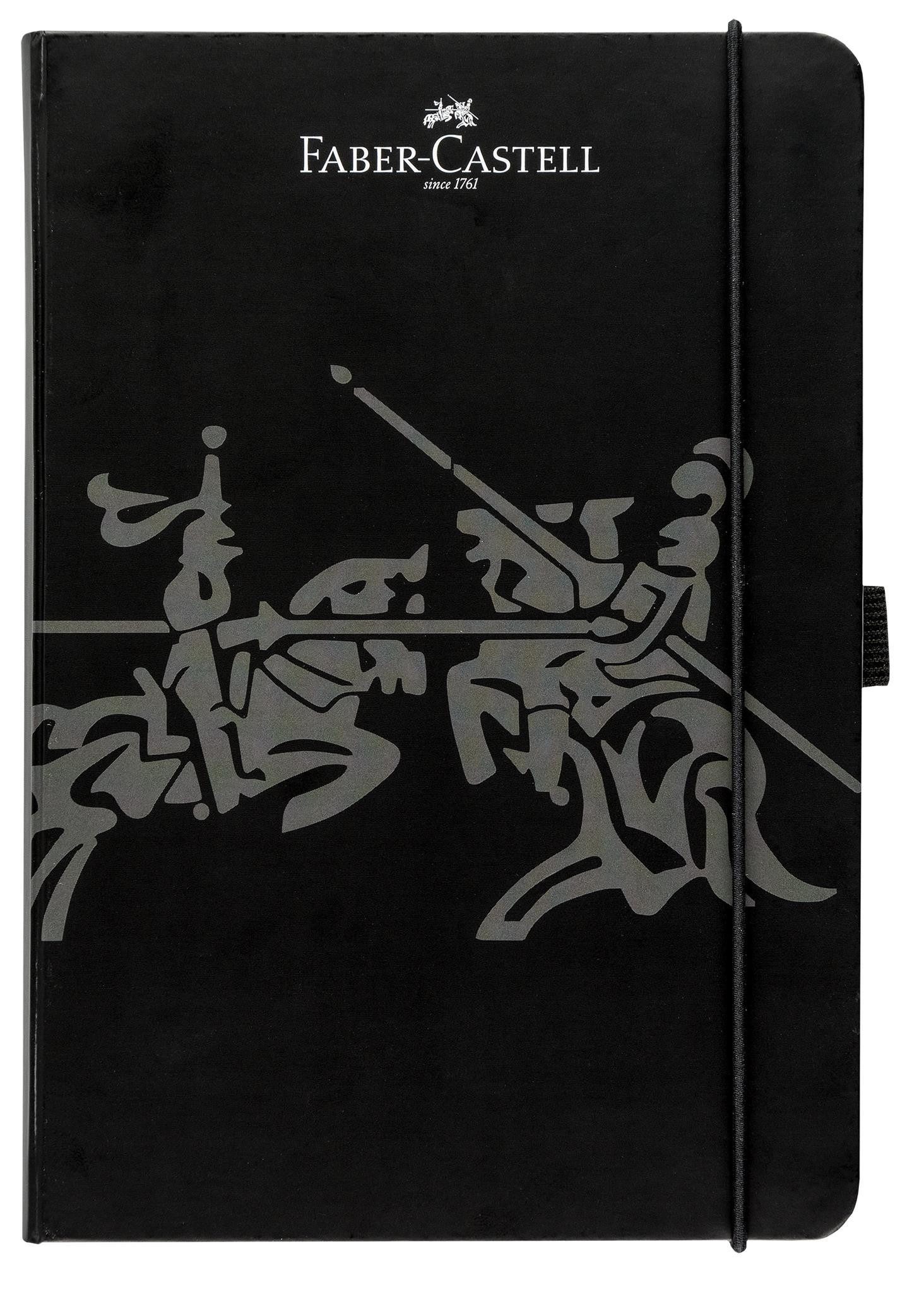 Faber-Castell Notizbuch Faber Castell Notizbuch A5 194 S kar 100g/m² schwarz