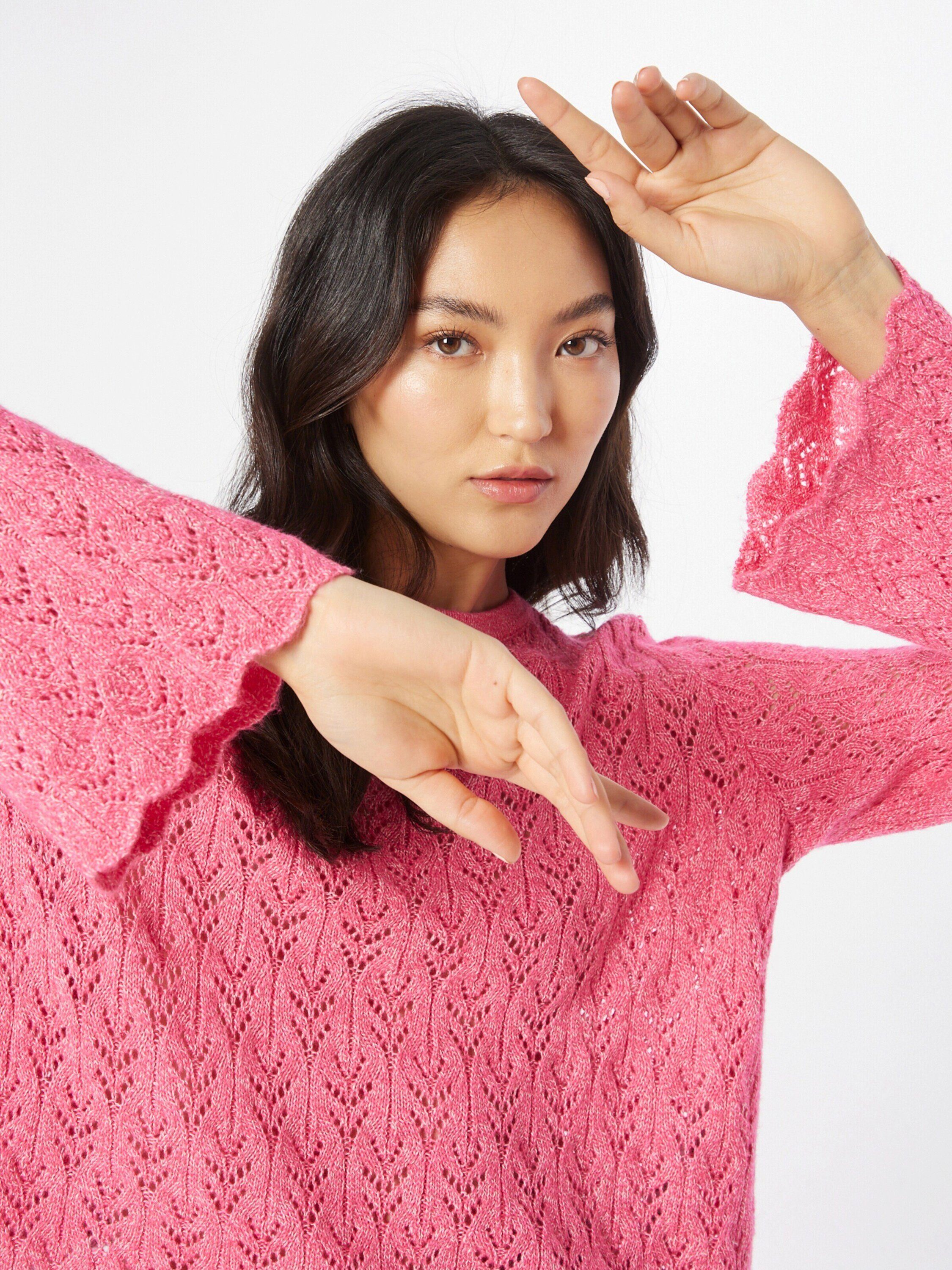 ONLY Strickpullover Alvi (1-tlg) Lochmuster