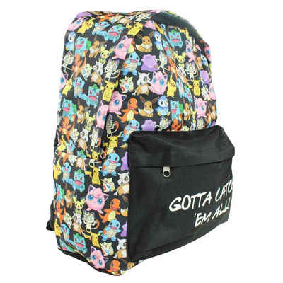 POKÉMON Schulrucksack Pokemon Friends Jungen Rucksack Schultasche Backpack, Gr. 40x27x12 cm