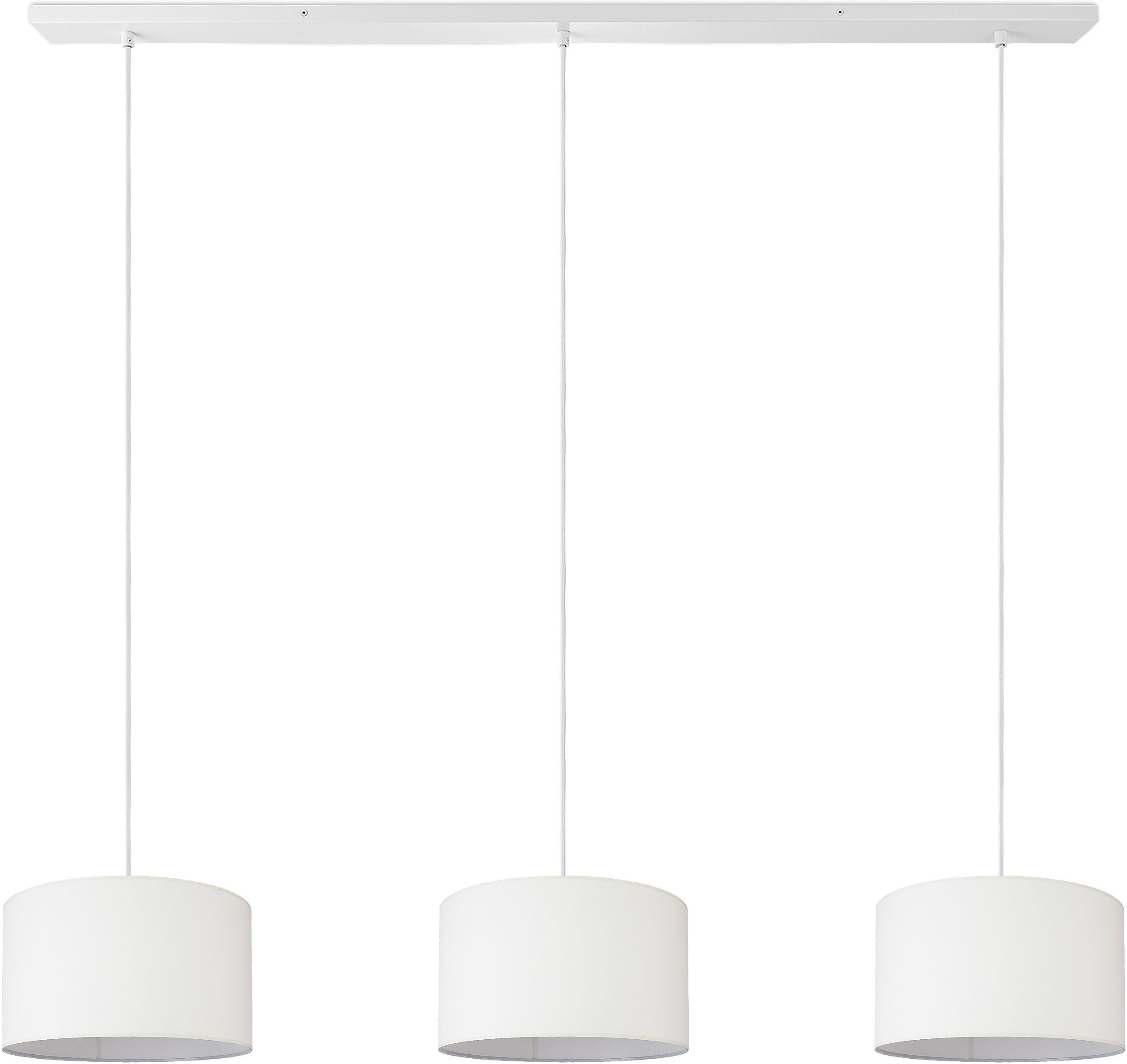 Paco Home Pendelleuchte HUGO CANVAS UNI günstig online kaufen