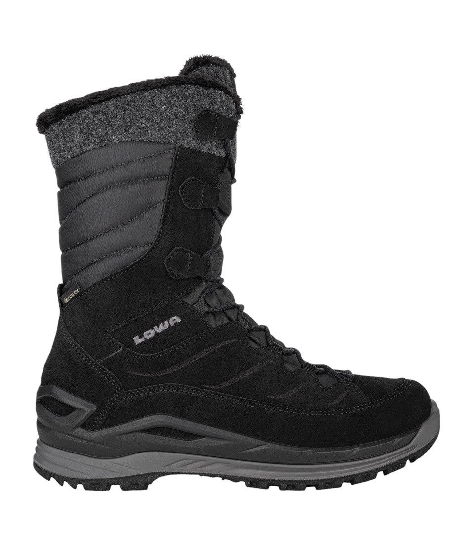 Lowa Barina EVO GTX (Veloursleder, wasserdicht) schwarz/anthrazit Damen Winterstiefel – Bild 3 von 5