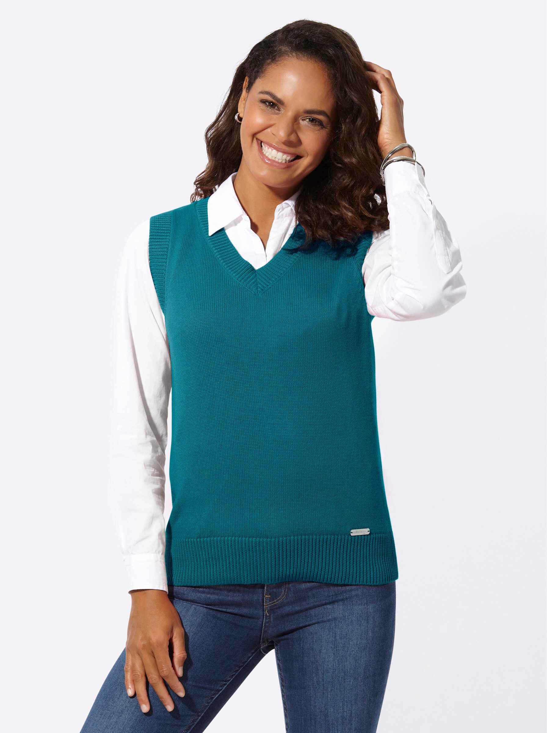 Witt Strickpullover Pullunder Ärmellos Jersey günstig online kaufen