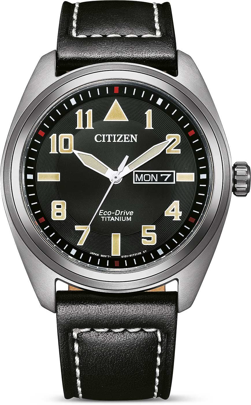 Citizen Quarzuhr Herrenuhr mit Eco-Drive Fliegeruhr - Citizen Modell: BM856 günstig online kaufen