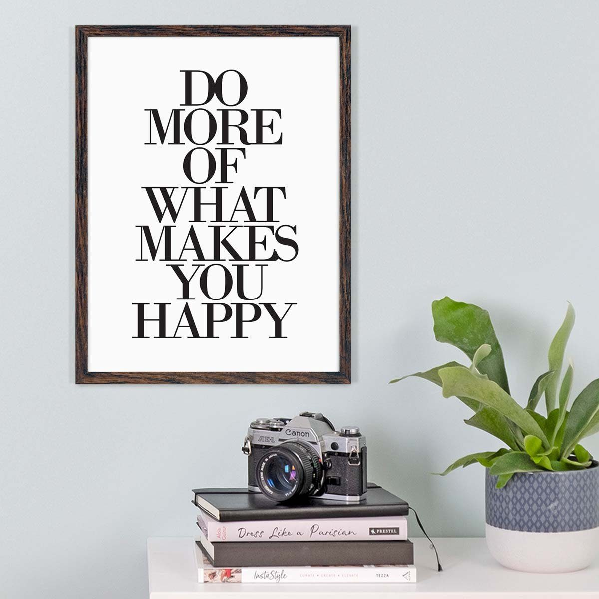 PHOTOLINI Bilderrahmen Poster-Einzelrahmen Modern Schmal günstig online kaufen