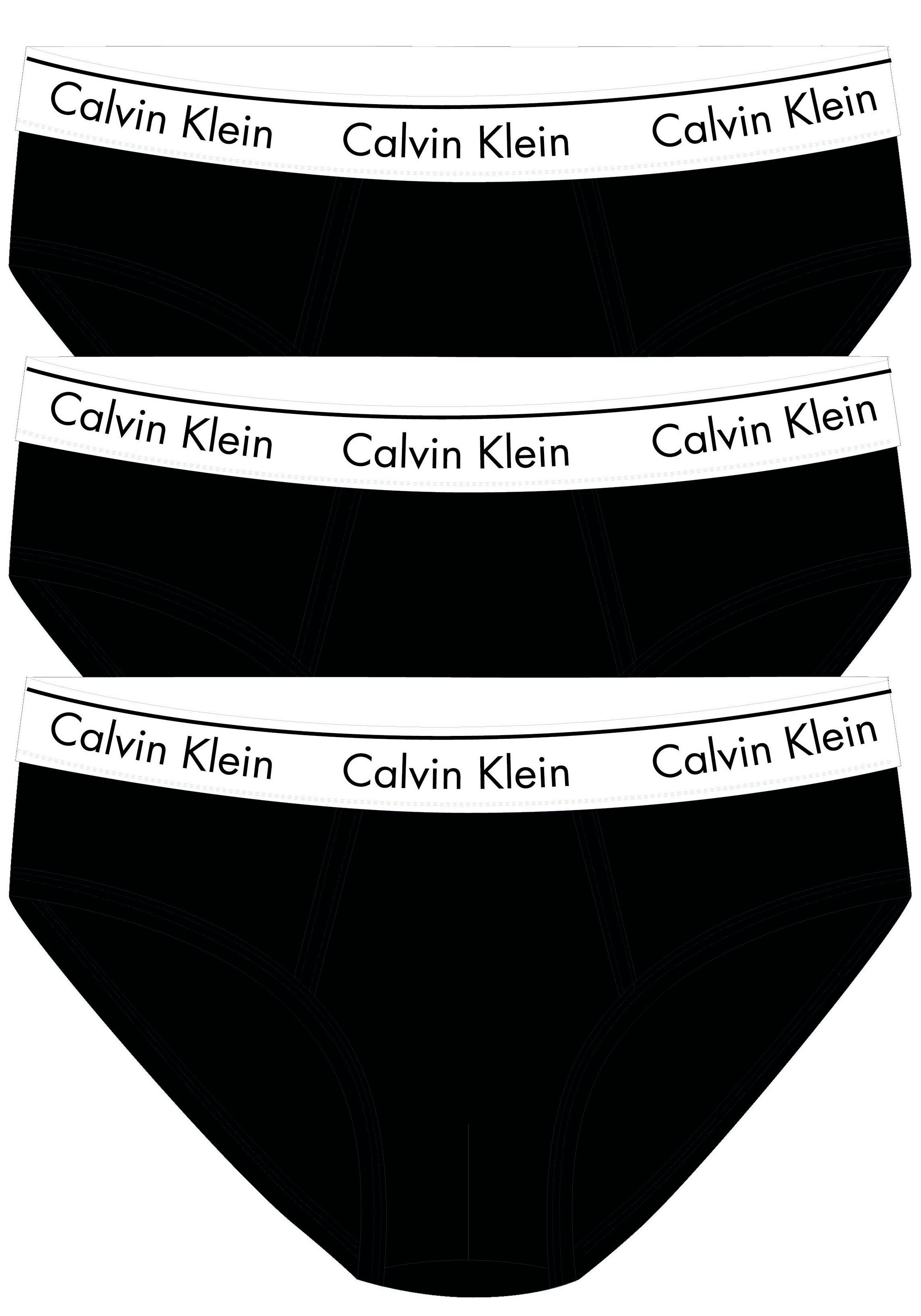 Calvin Klein Underwear Trunk (Packung, Klein Calvin Plus Size schwarz mit 3er-Pack) Logobund