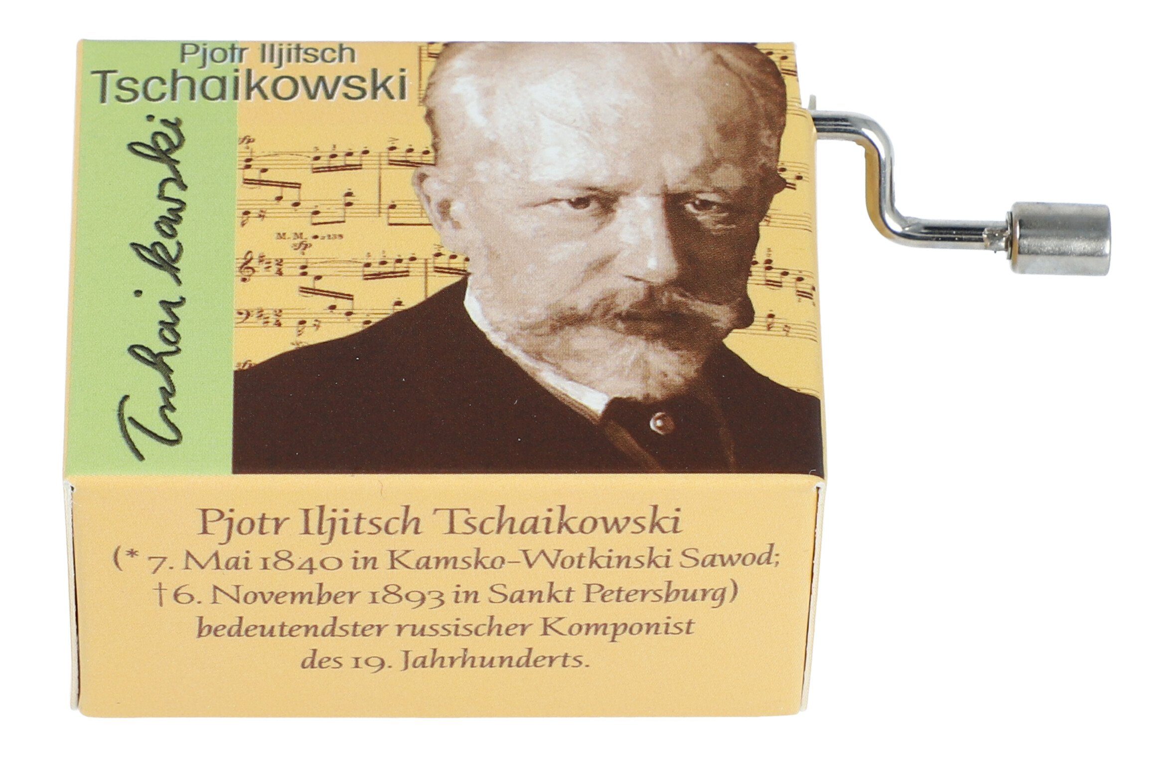 Fridolin Spieluhr Spieluhren mit Komponisten-Motiv und passenden Melodien -, Tschaikowski, Schwanensee