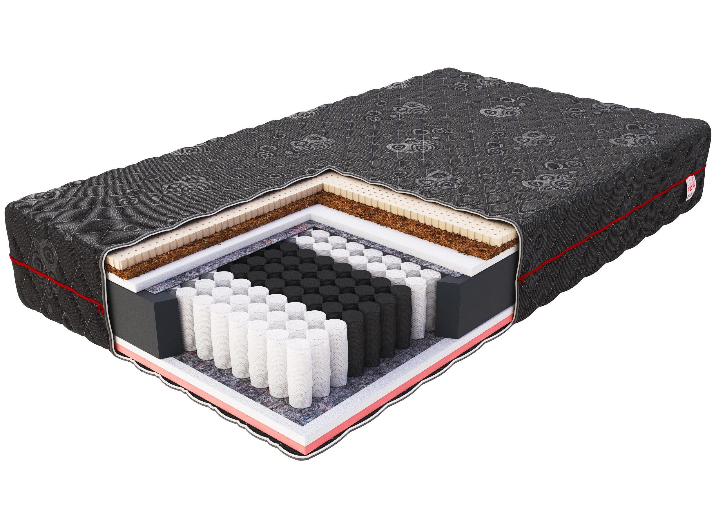Taschenfederkernmatratze BLACK 80x200, 90x200 100x200 120x200 günstig online kaufen