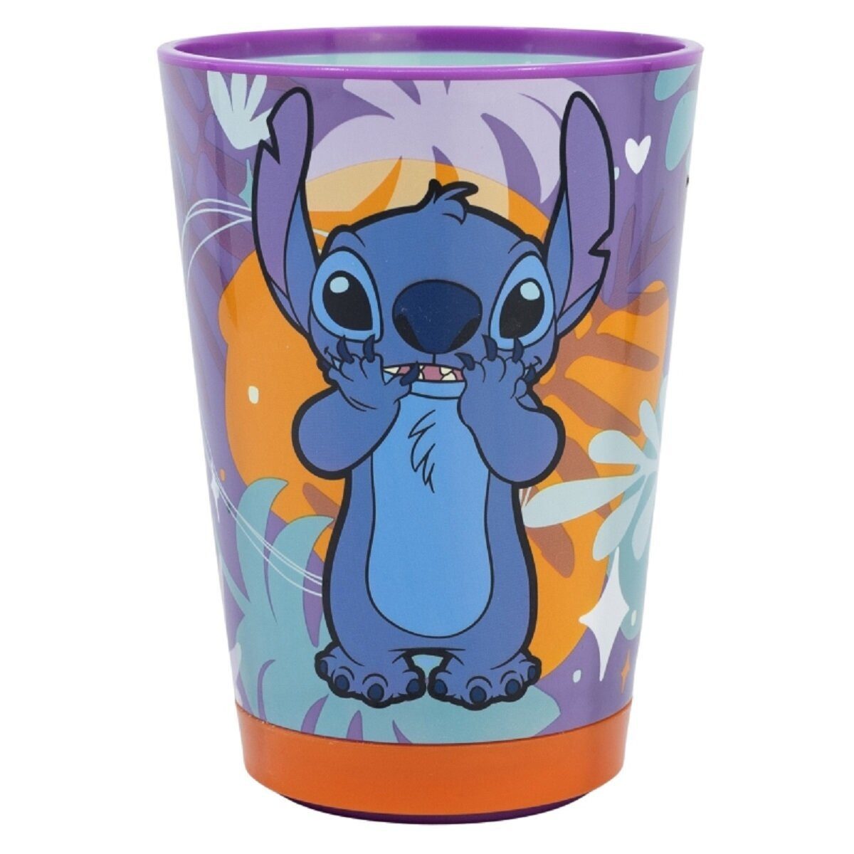Lilo & Stitch Trinkflasche Lilo & Stitch Trinkbecher PP 470ml Drop Safe mit Smartgrip-System