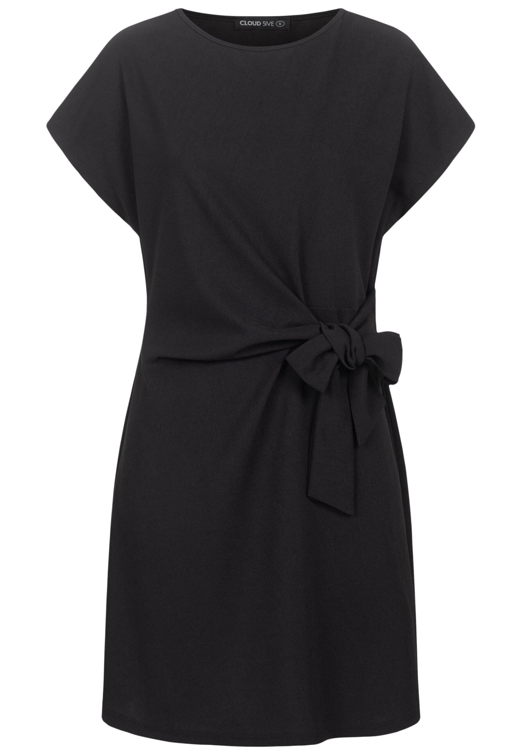 CLOUD 5IVE Shirtkleid CLOUD 5IVE T-Shirt-Kleid mit integriertem Bindegürtel günstig online kaufen