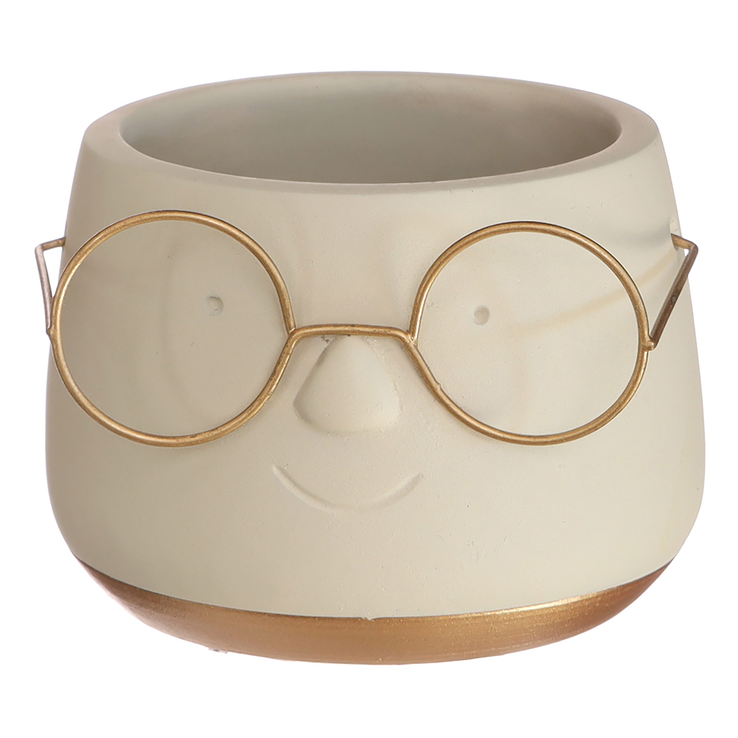 Annastore Übertopf Blumenübertöpfe in witzigem Design (Übertöpfe für Zimmerpflanzen), Blumentöpfe - Übertöpfe aus Keramik - Lustige Blumentöpfe