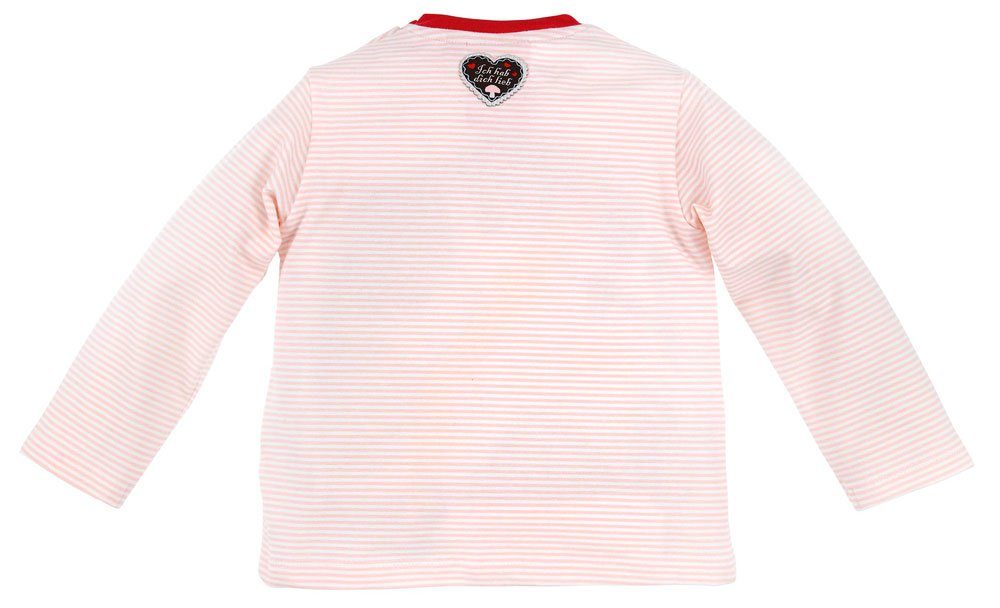 Baumwolle Motiv 86429, - für Langarmshirt Kitz Print Pullover Reh Kinder Rosa "Süße" BONDI Mädchen mit Baby