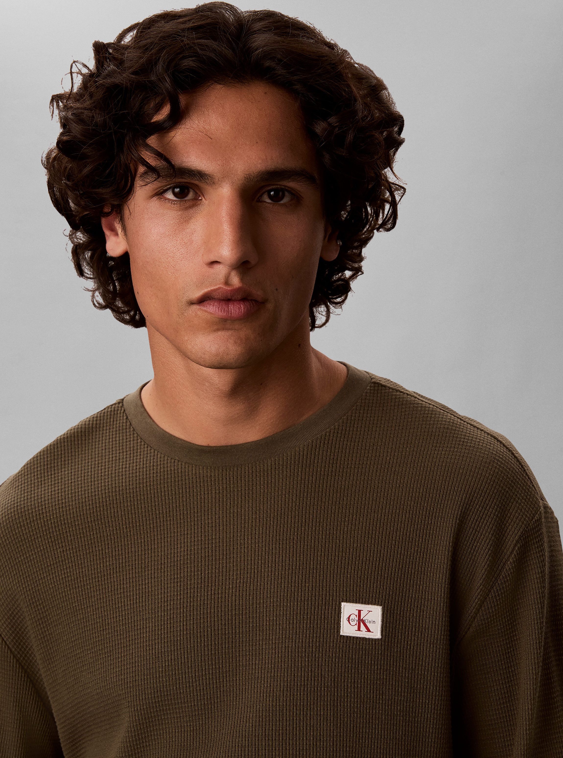 Calvin Klein Jeans Langarmshirt Mit Rundhalsausschnitt