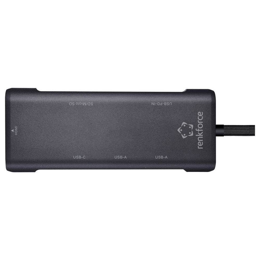 Renkforce Laptop-Dockingstation USB-C® Dockingstation RF-USBHA-450 RF-6700432