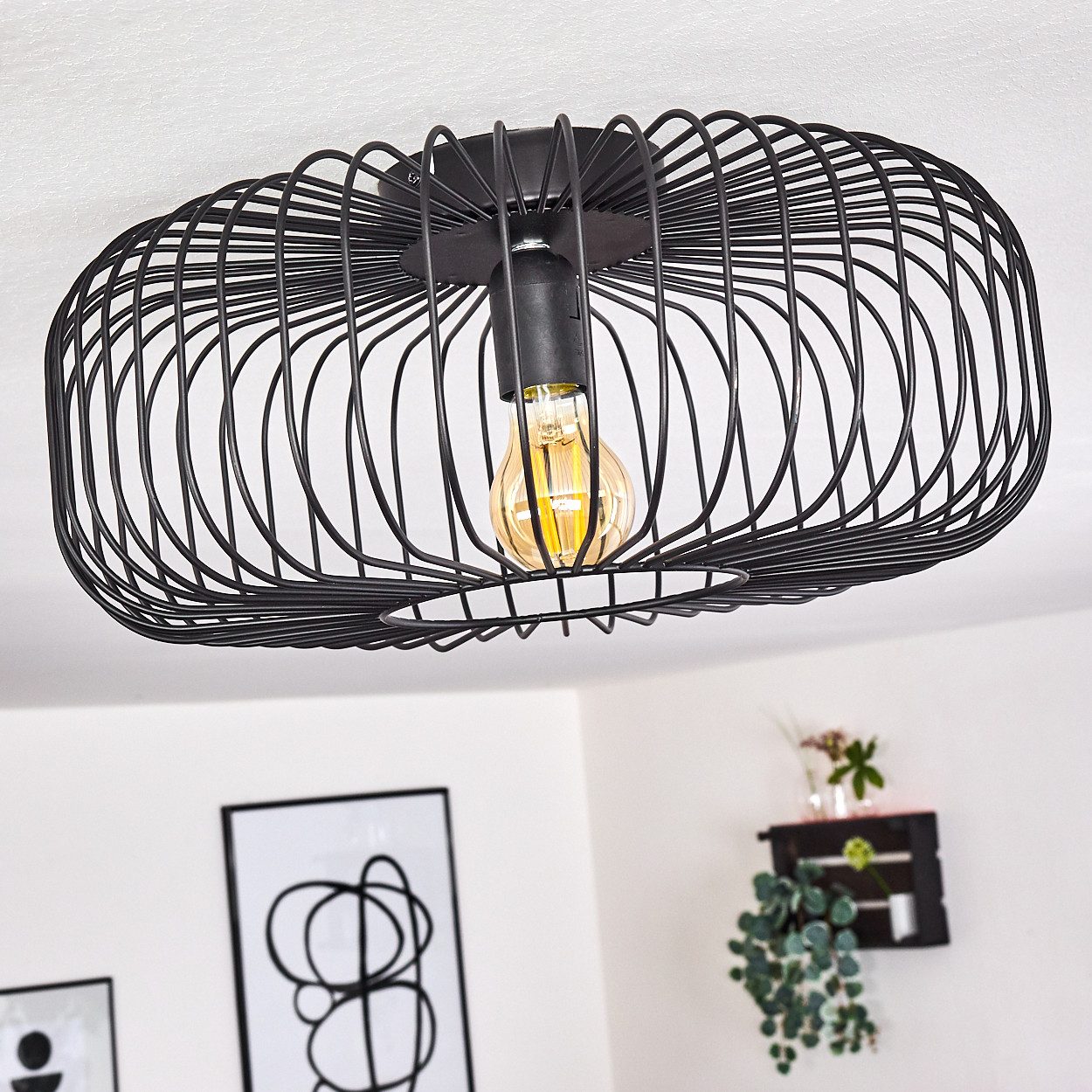 hofstein Deckenleuchte »Pieris« runde Deckenlampe aus günstig online kaufen
