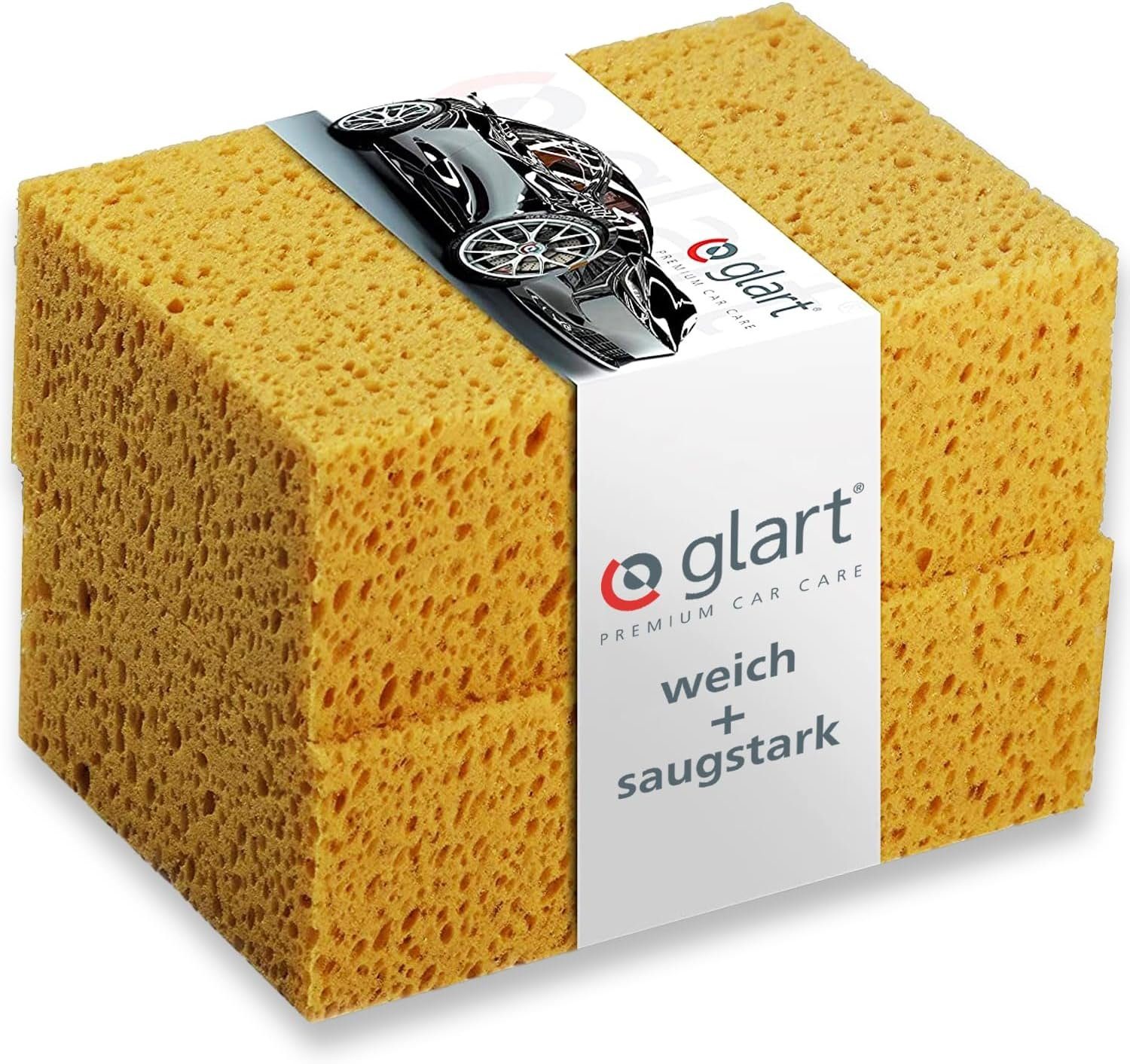 Glart Schwamm 44WSN 2er Set Natur-Waschschwämme für Autowäsche, Lack ...