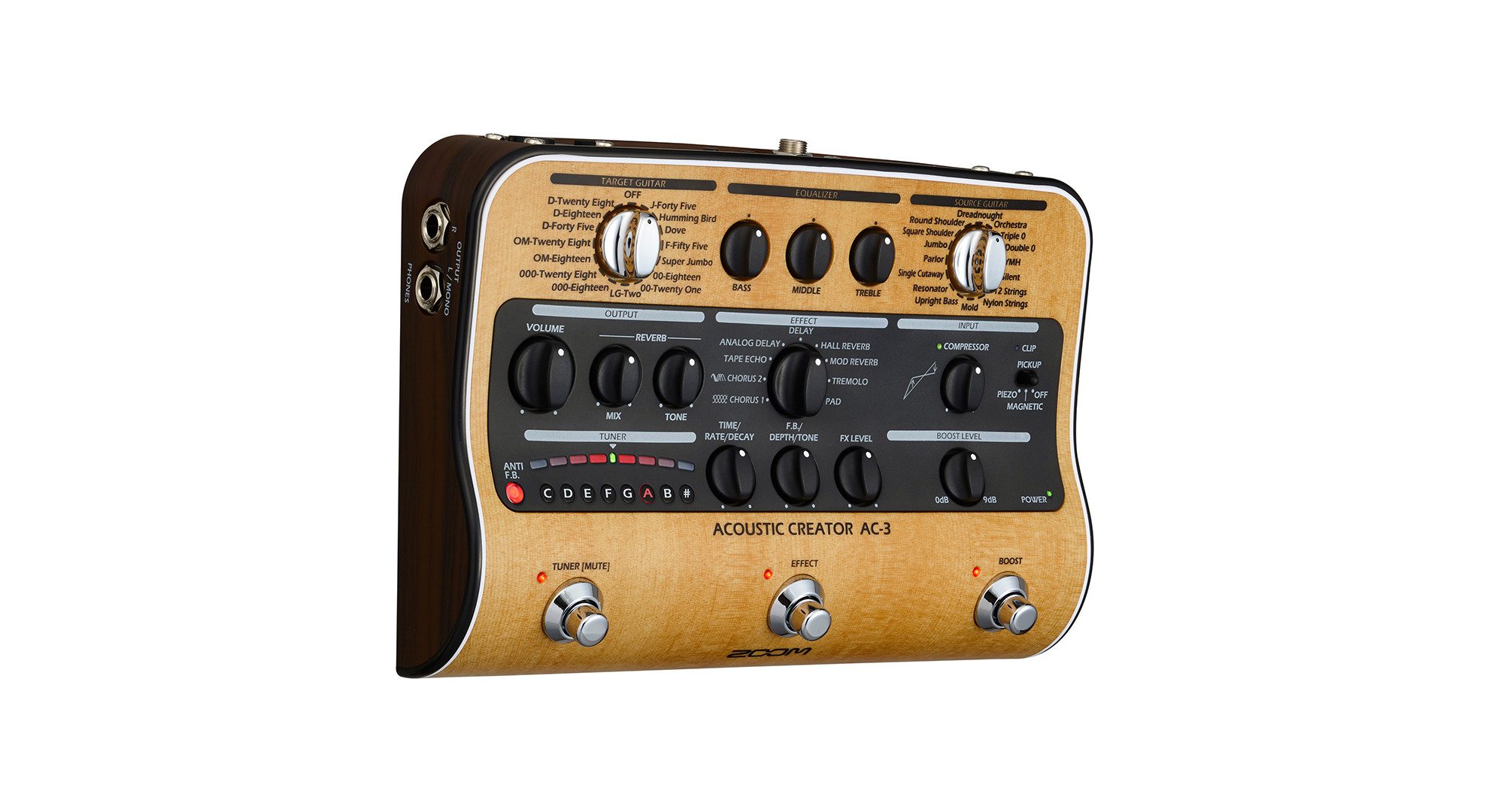 ZOOM E-Gitarre Zoom AC-3 Acoustic Creator
