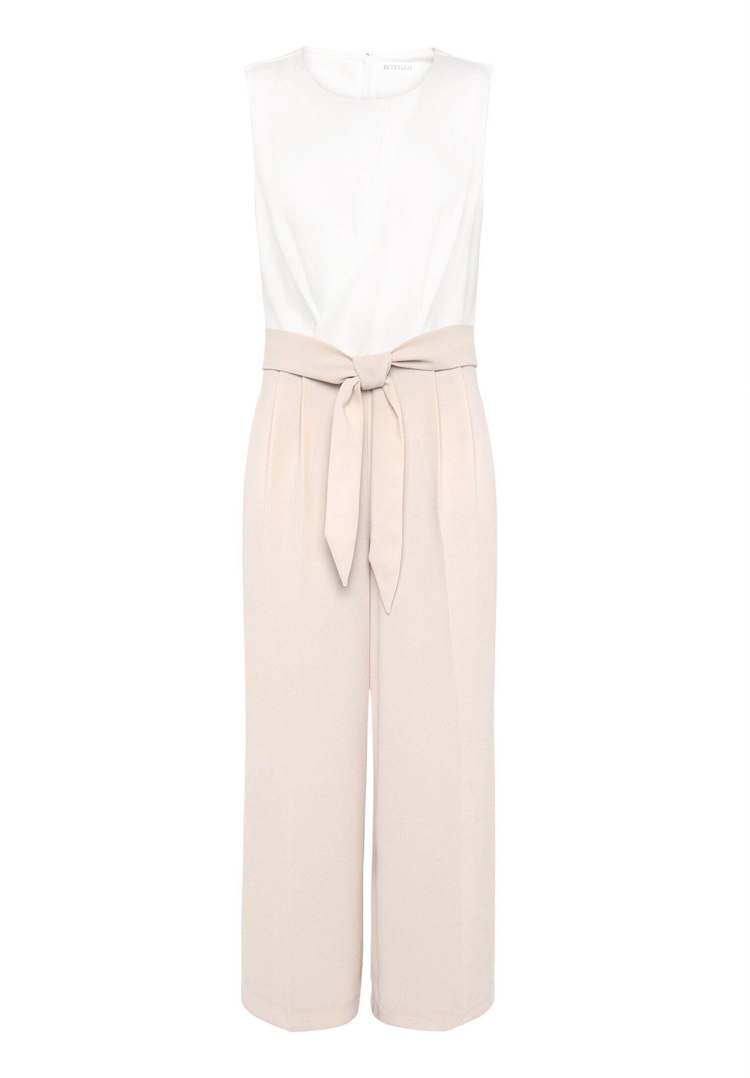 Betty&Co Overall Damen ohne Arm (1-tlg) Falten