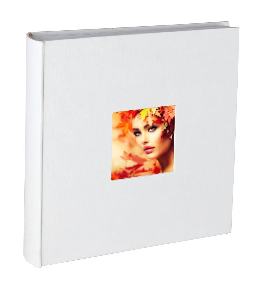 IDEAL TREND Fotoalbum Flair Fotoalbum 30x30 cm 100 weiße Seiten Seiten Jumbo Buchalbum Fotob