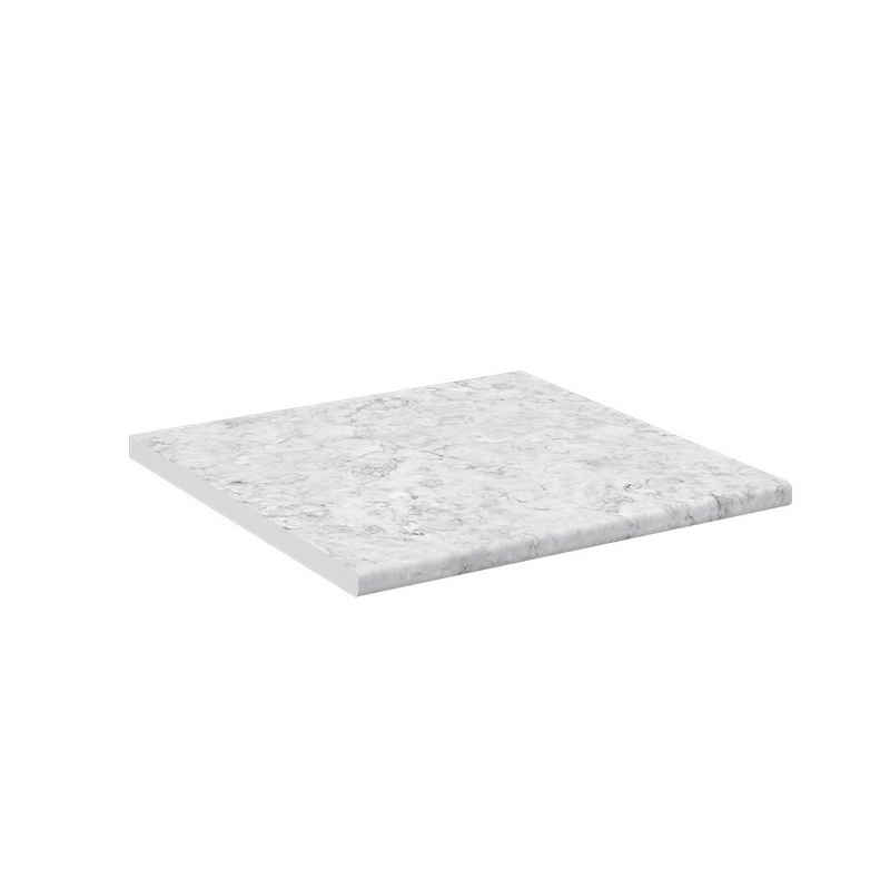 Vicco Unterschrank Küchenarbeitsplatte Marmor Weiß 60 cm