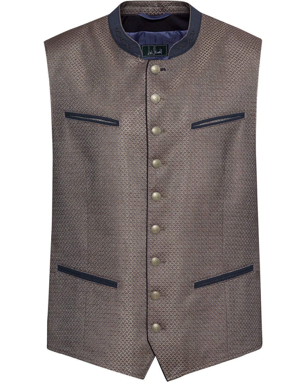 Luis Steindl Trachtenweste Weste mit Futterrücken