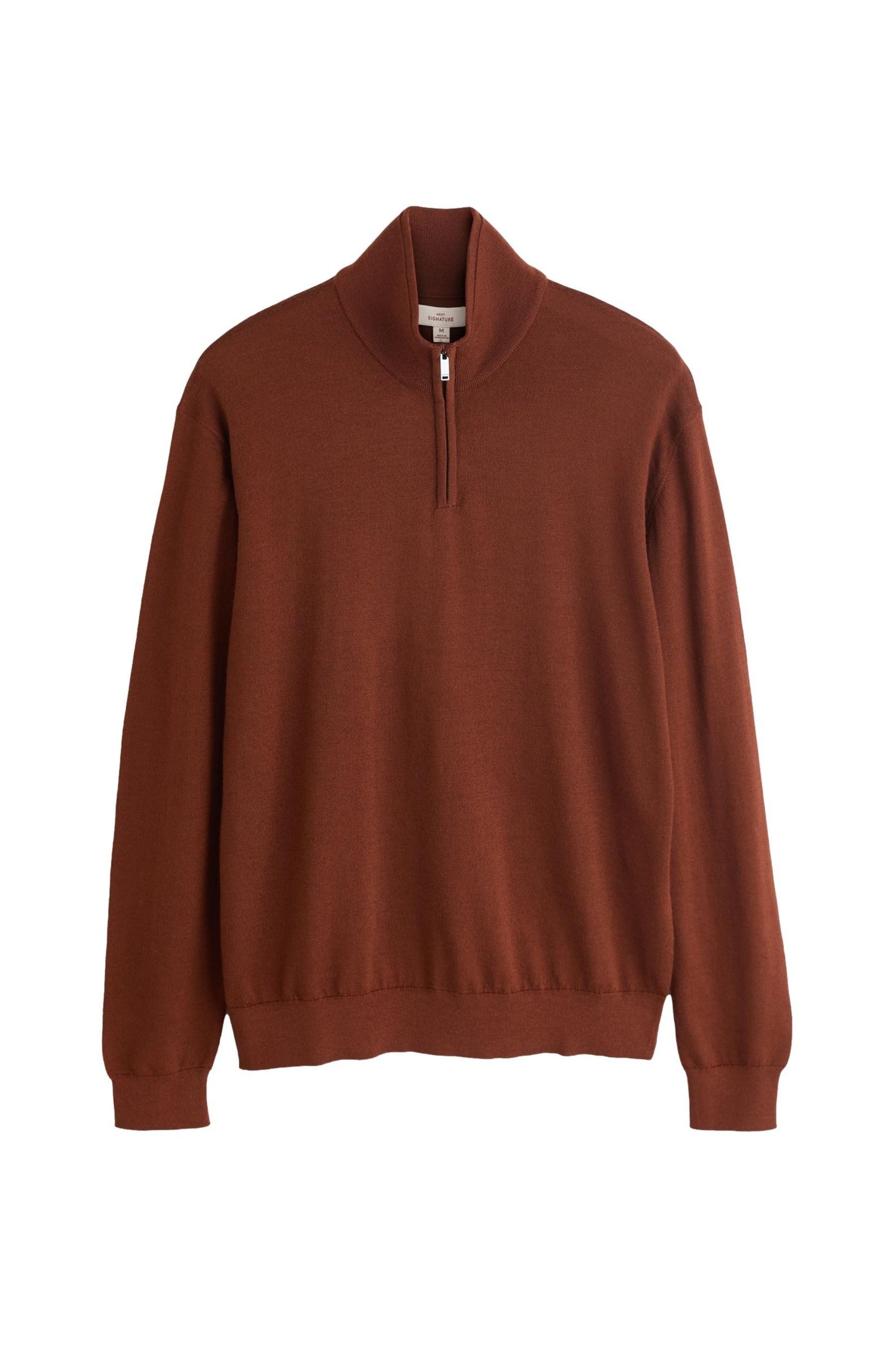 Next Troyer Regular Fit Signature Troyer aus Merinowolle (1-tlg) günstig online kaufen