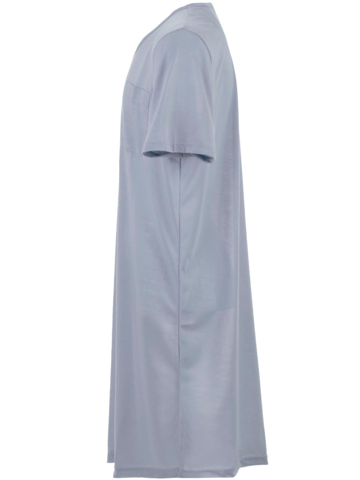 Lucky Nachthemd Nachthemd Kurzarm - Uni V-Ausschnitt günstig online kaufen