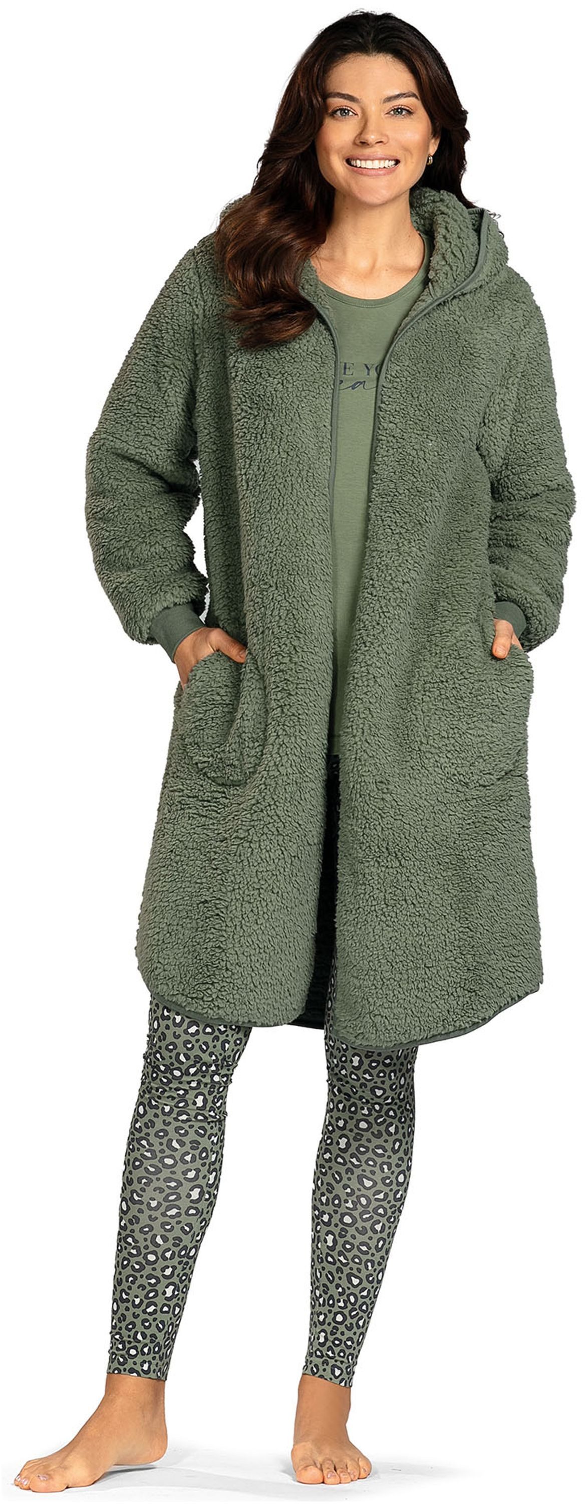 comtessa Damenbademantel Lovely Dreams, Polyester, Kapuze, ohne