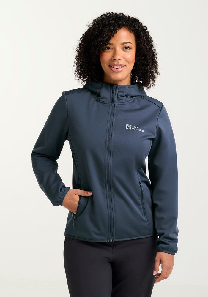 Jack Wolfskin Softshelljacke WINDHAIN HOODY W günstig online kaufen
