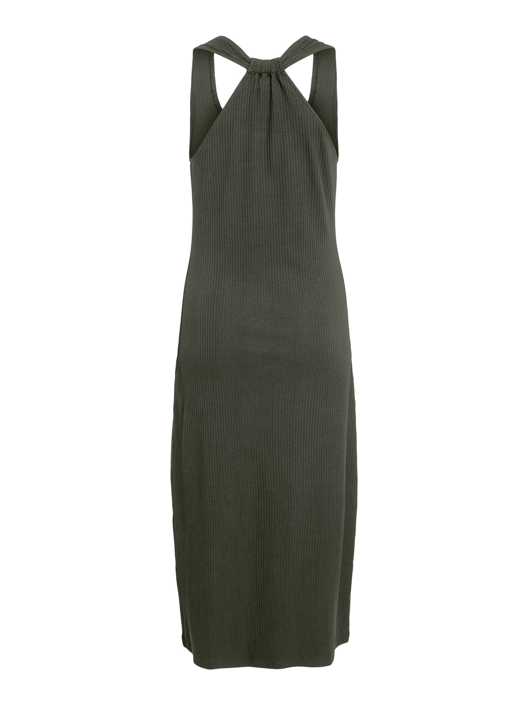 Vila Shirtkleid Leger Geripptes Tanktop Midi günstig online kaufen