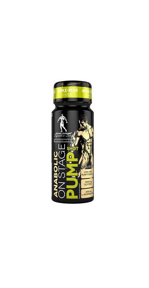 Kevin Levrone Anabolic On Stage Pump Shot 24x60ml - Apple-Pear Flüssigkeit, 1440 g, Flüssigkeit