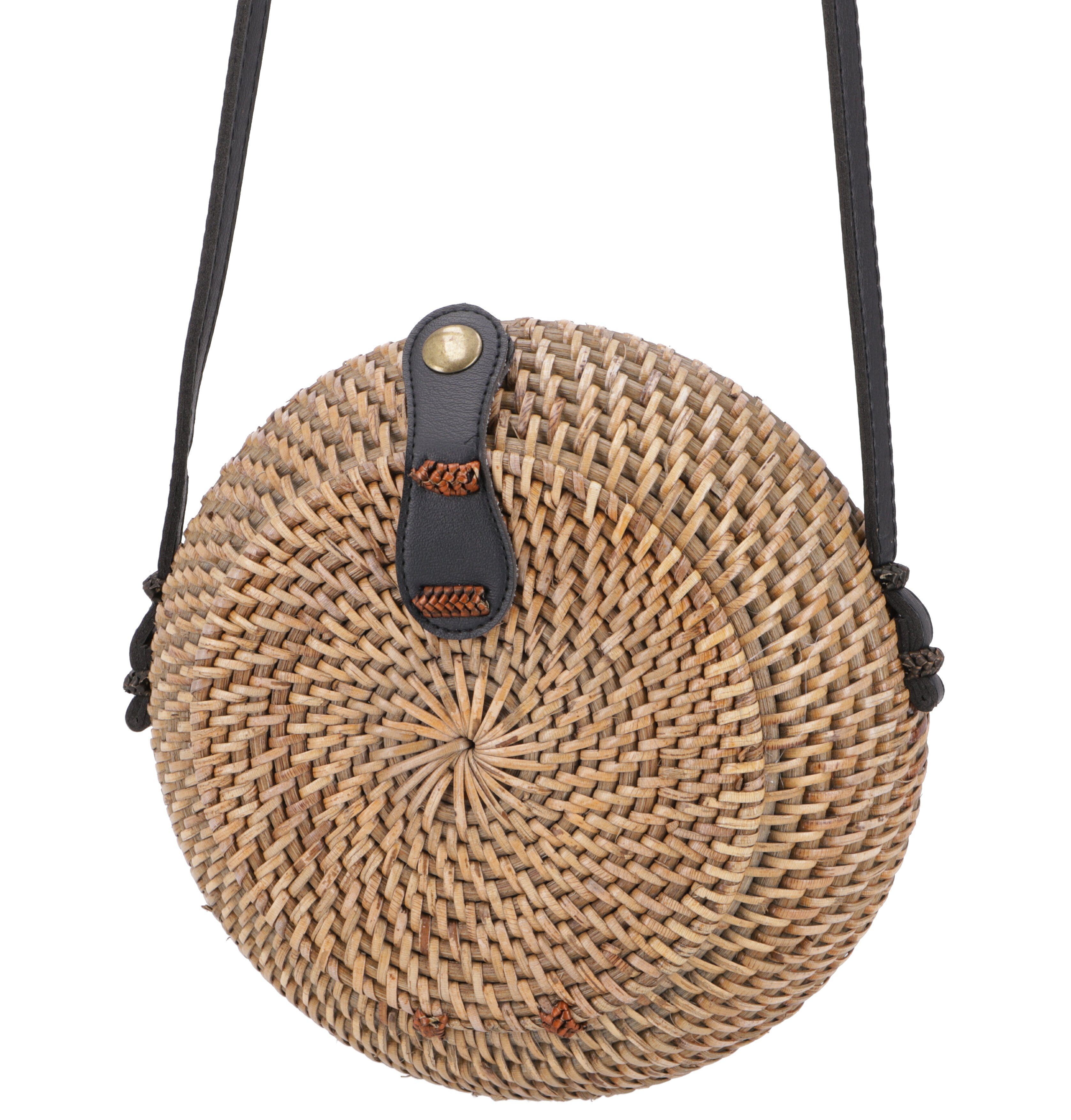 Guru-Shop Korbtasche Geflochtene Handtasche, Korbtasche,..