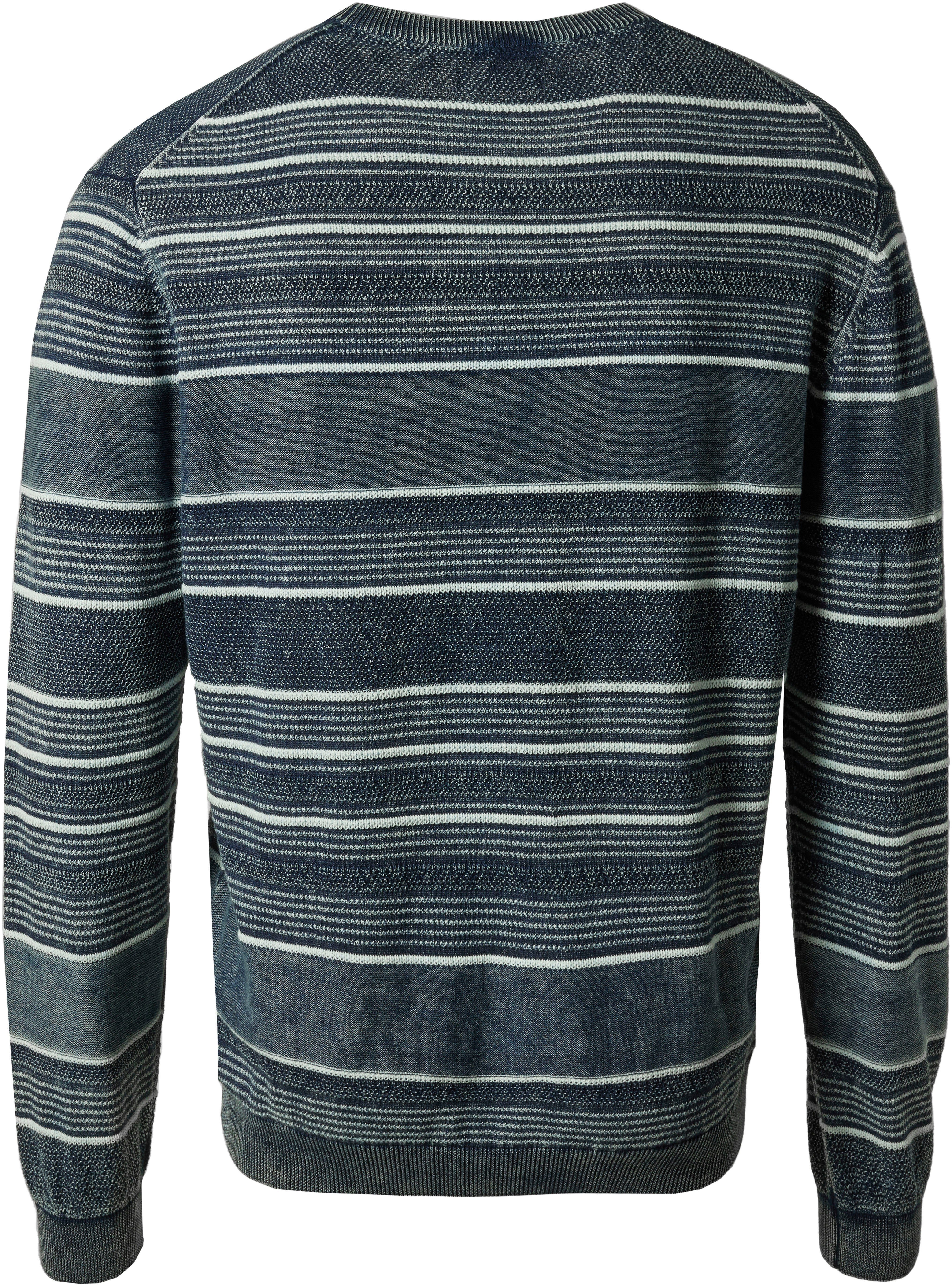 Pioneer Authentic Jeans Rundhalspullover in melierter günstig online kaufen